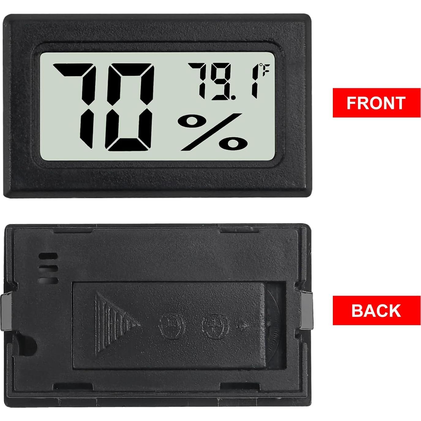 Termómetro Higrómetro Digital 3 Pcs Shutao Mini LCD Interior