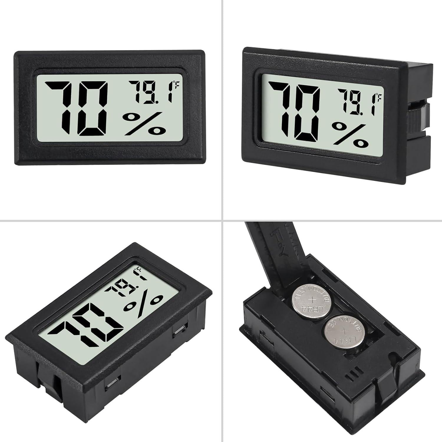 Termómetro Higrómetro Digital 3 Pcs Shutao Mini LCD Interior