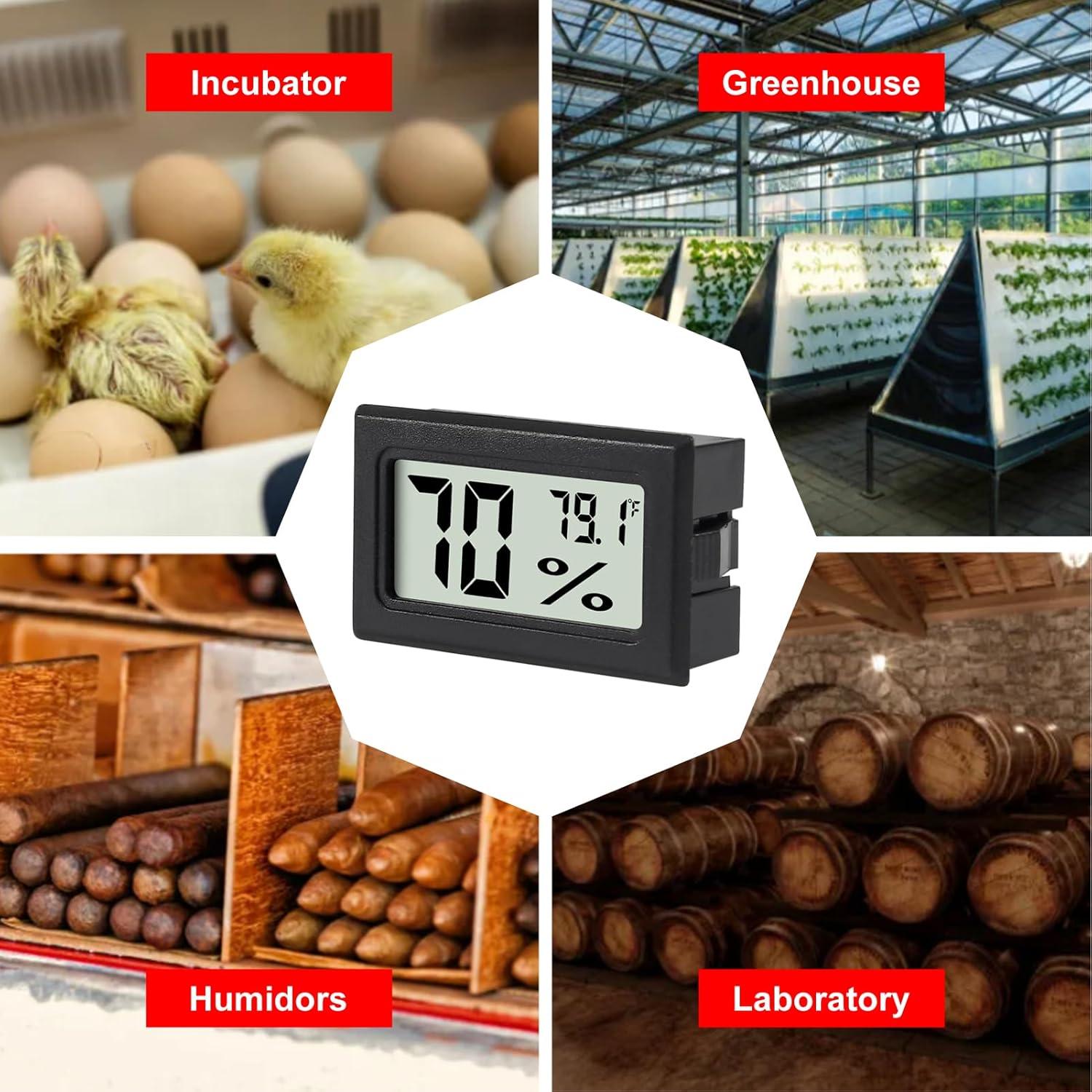 Termómetro Higrómetro Digital 3 Pcs Shutao Mini LCD Interior