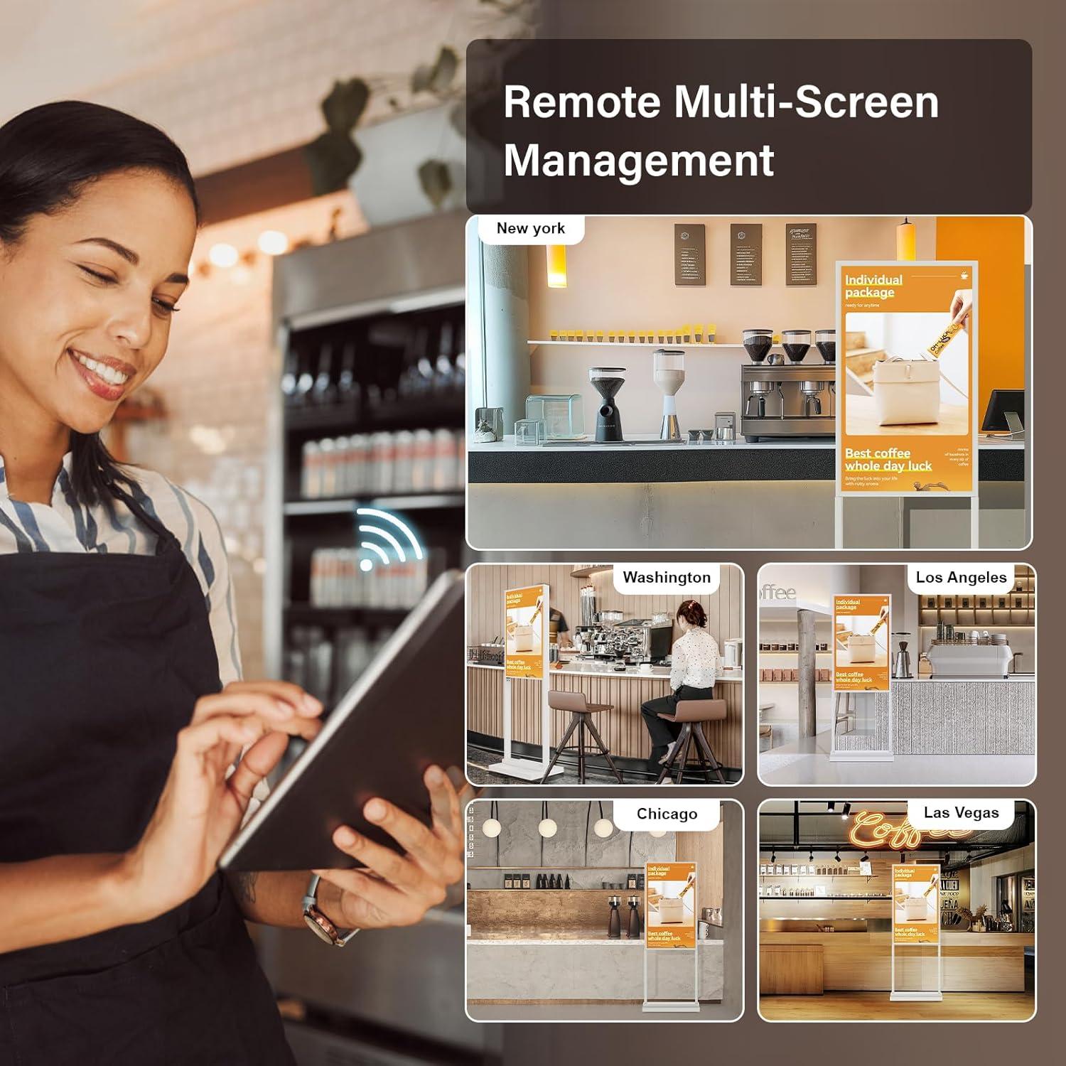 Kiosco Digital Canlarriz 32" LCD Publicidad 2GB RAM 32GB