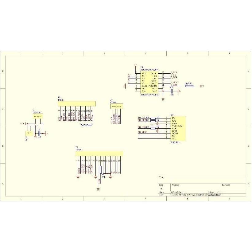 Pantalla LCD TFT 2.4" HiLetgo ILI9341 240x320 5V/3.3V