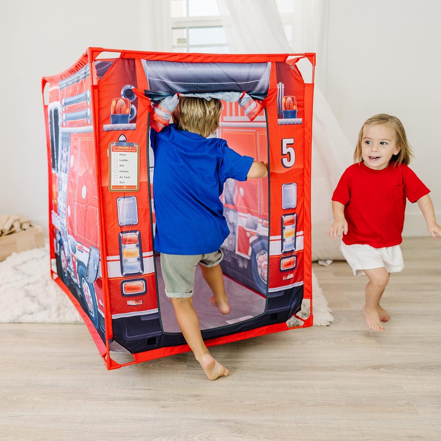 Carpa de Juego de Bomberos Melissa & Doug 1.22m para Niños