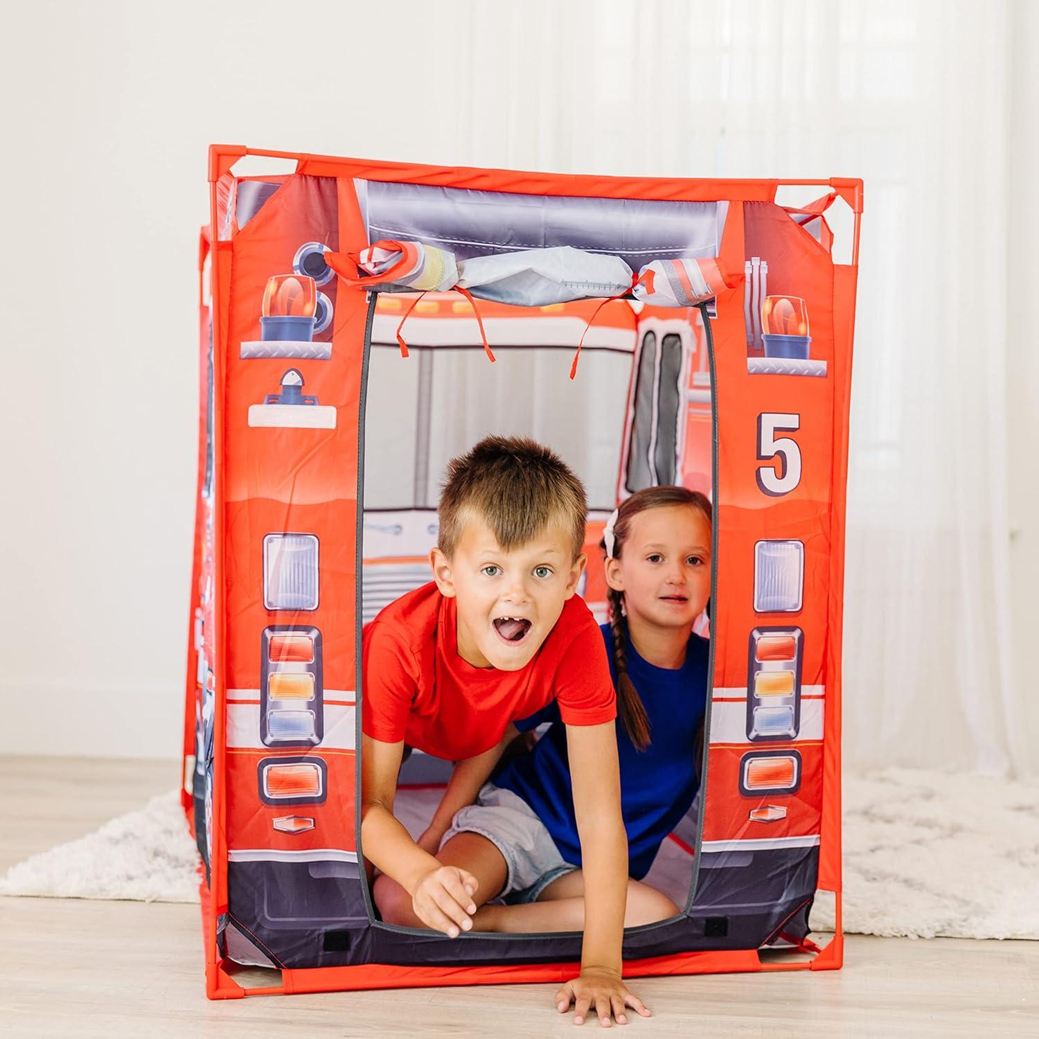 Carpa de Juego de Bomberos Melissa & Doug 1.22m para Niños