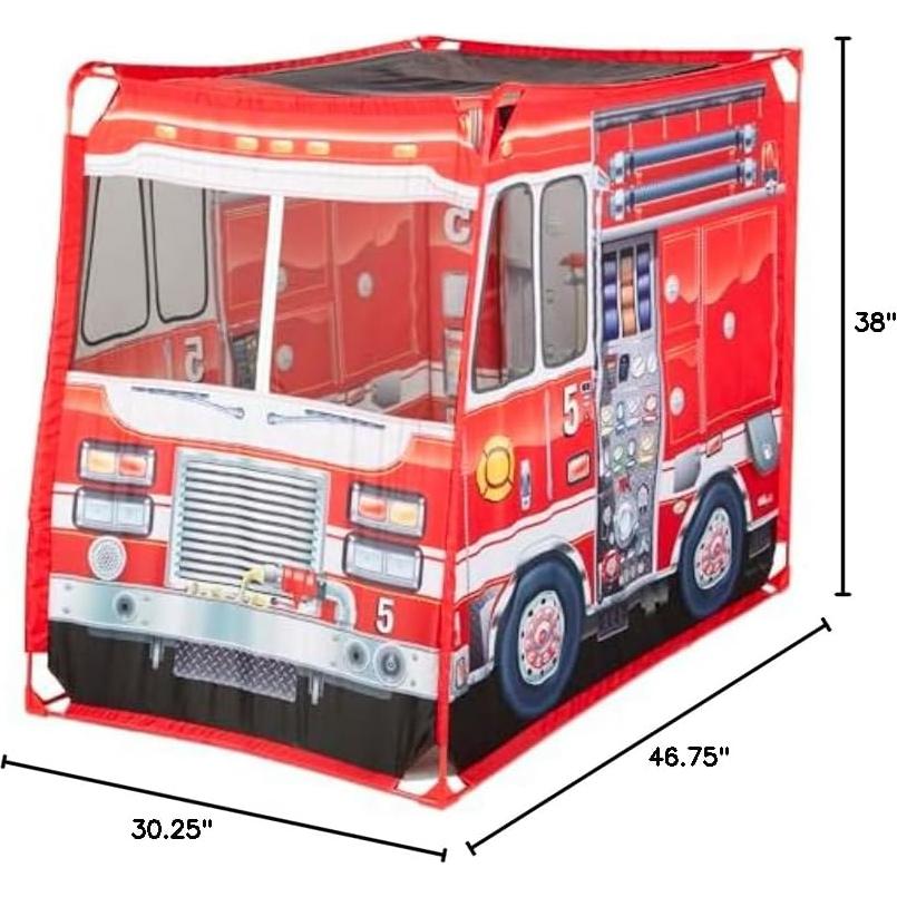 Carpa de Juego de Bomberos Melissa & Doug 1.22m para Niños
