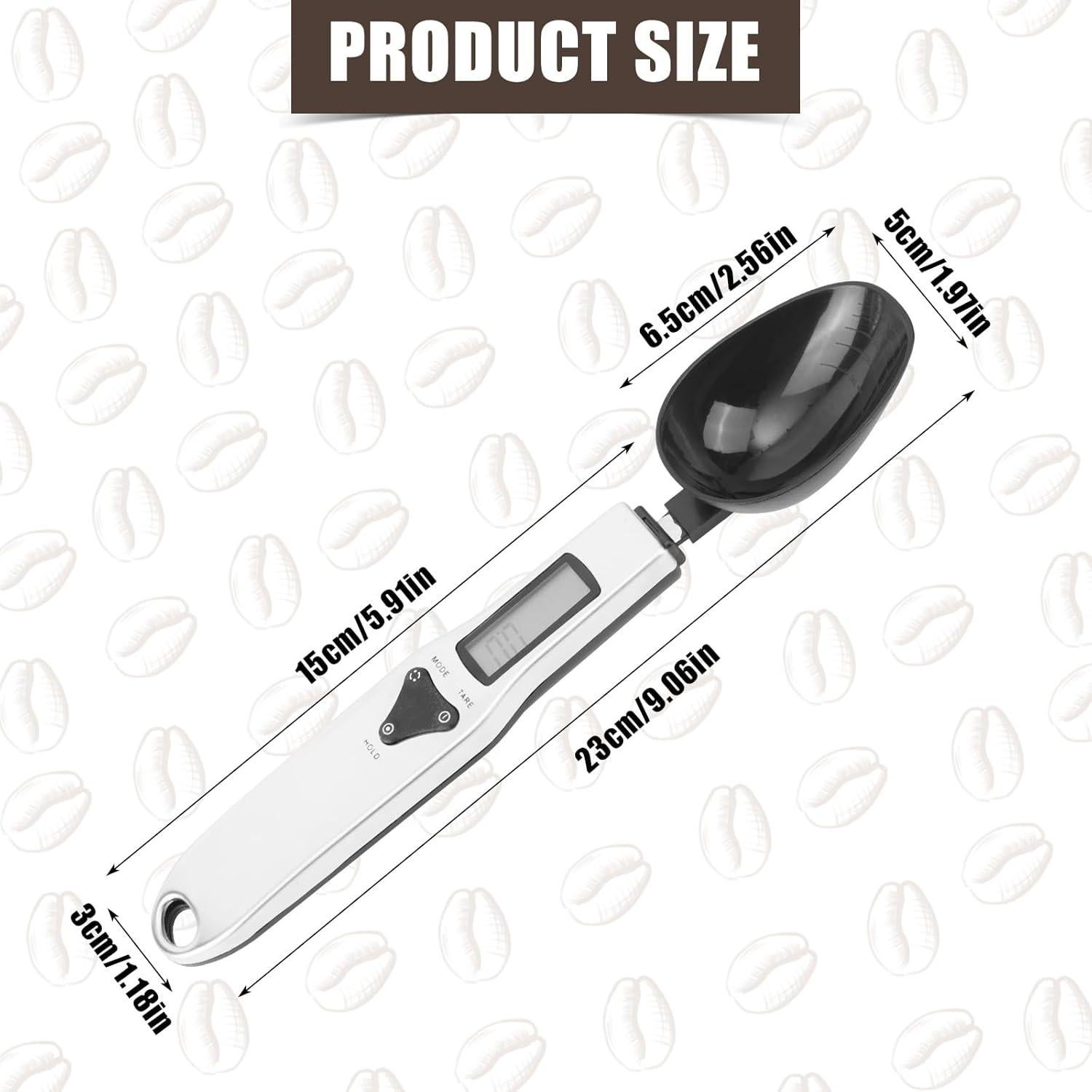 Cuchara de Medición Digital BTFO 0.1-500g Acero Inoxidable