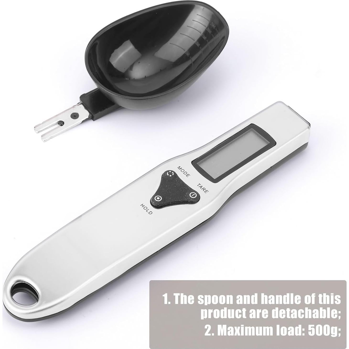 Cuchara de Medición Digital BTFO 0.1-500g Acero Inoxidable