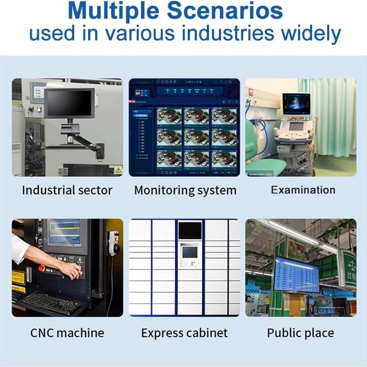 Monitor Táctil Industrial Shsuert 15.6" 1920x1080 1000 Nits