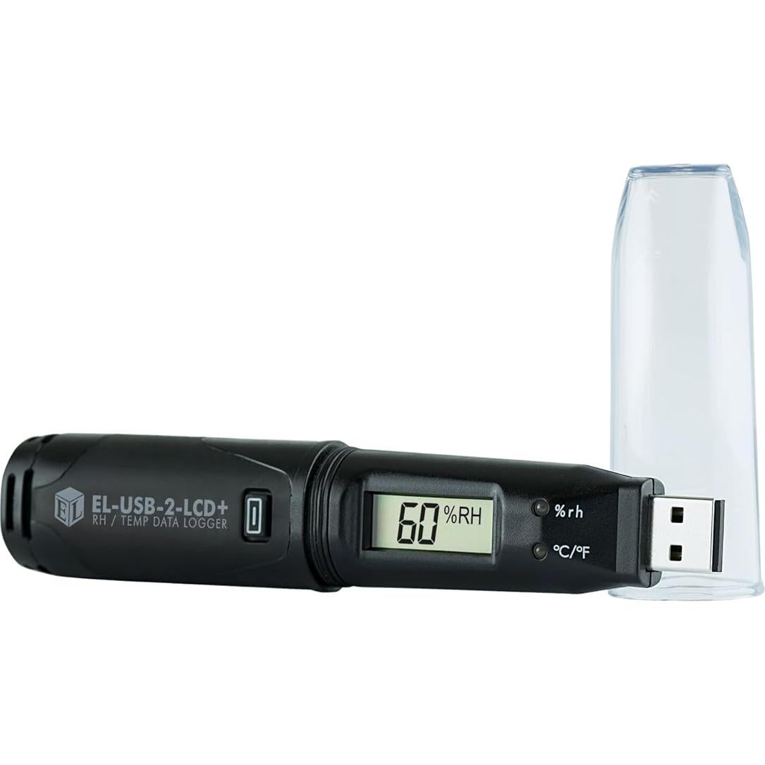 Registrador de Datos de Humedad y Temperatura Lascar EL-USB-2-LCD+