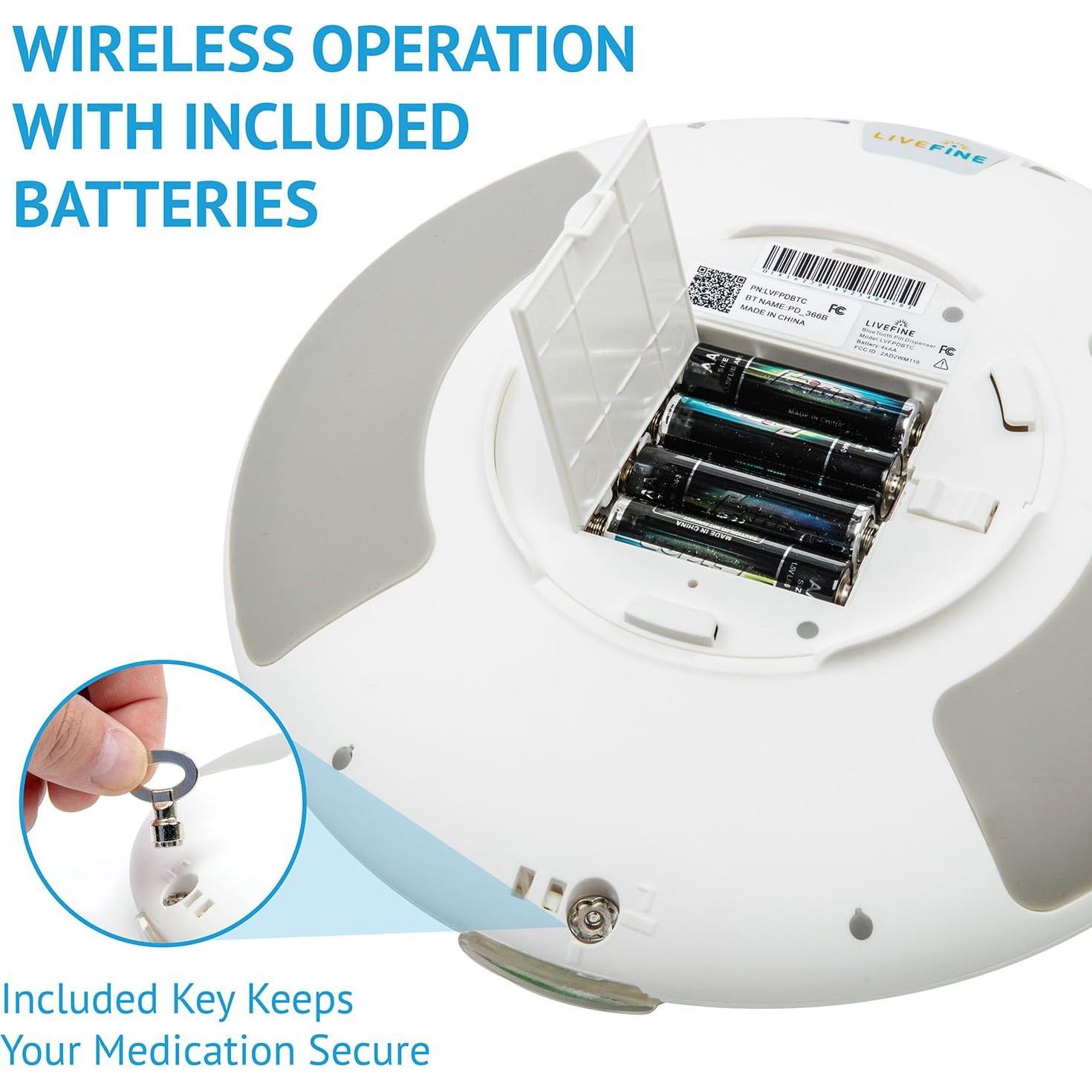 Dispensador Automático de Pastillas Live Fine con Alarma y LCD