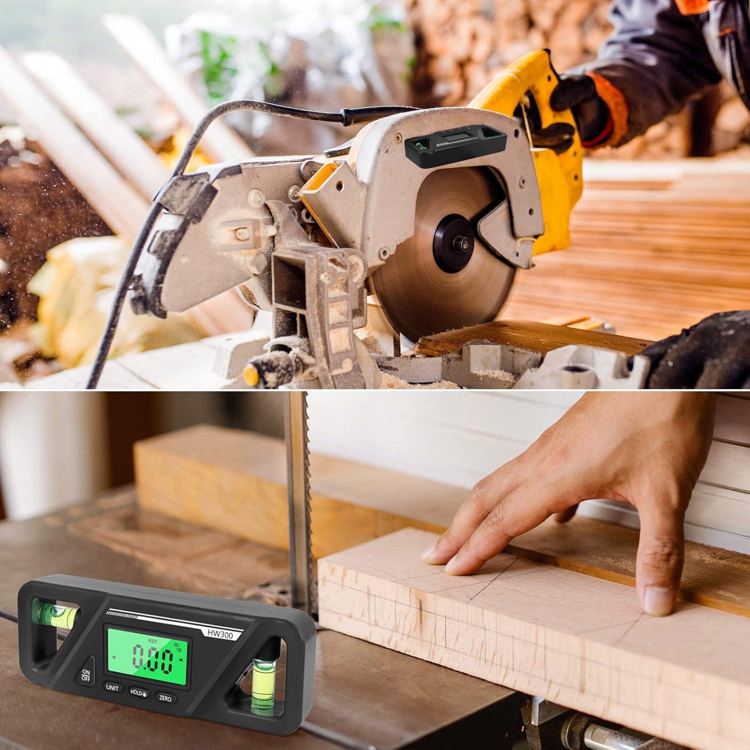 Nivel Digital Rehomy 360° con Pantalla LCD y Base Magnética