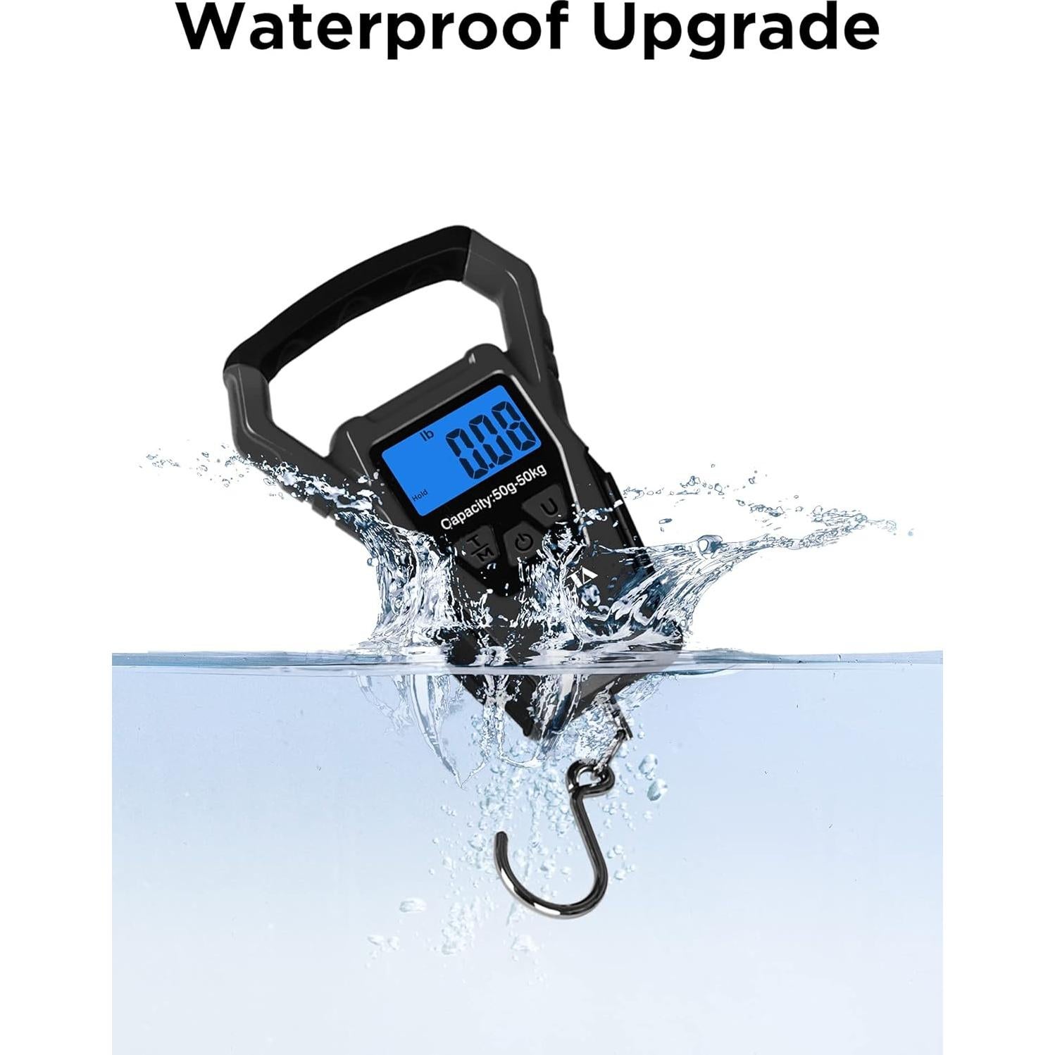 Balanza Digital Impermeable HEETA 50kg con Pantalla LCD