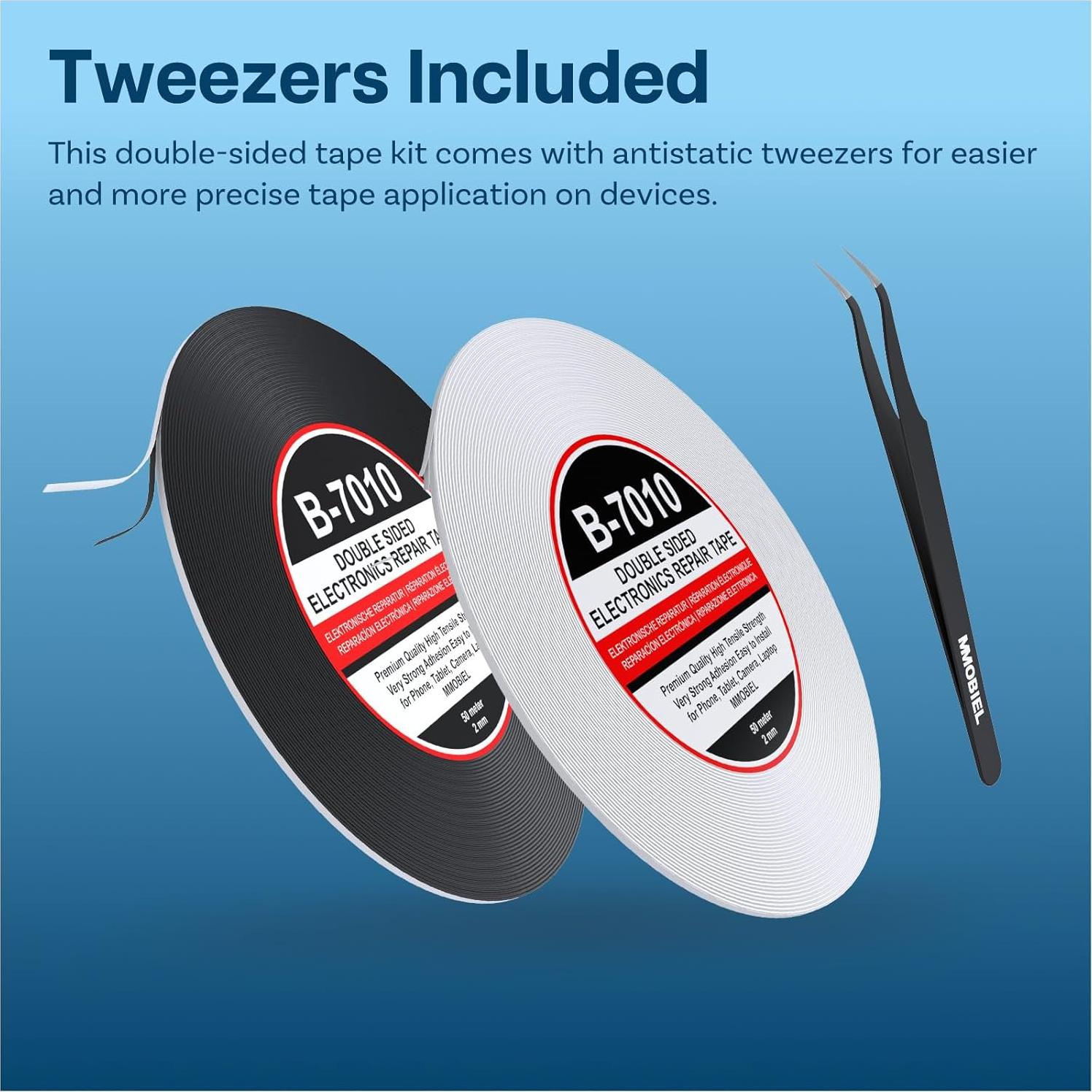 Cinta Adhesiva Doble Cara Ultra Fuerte MMOBIEL 2mm 100m