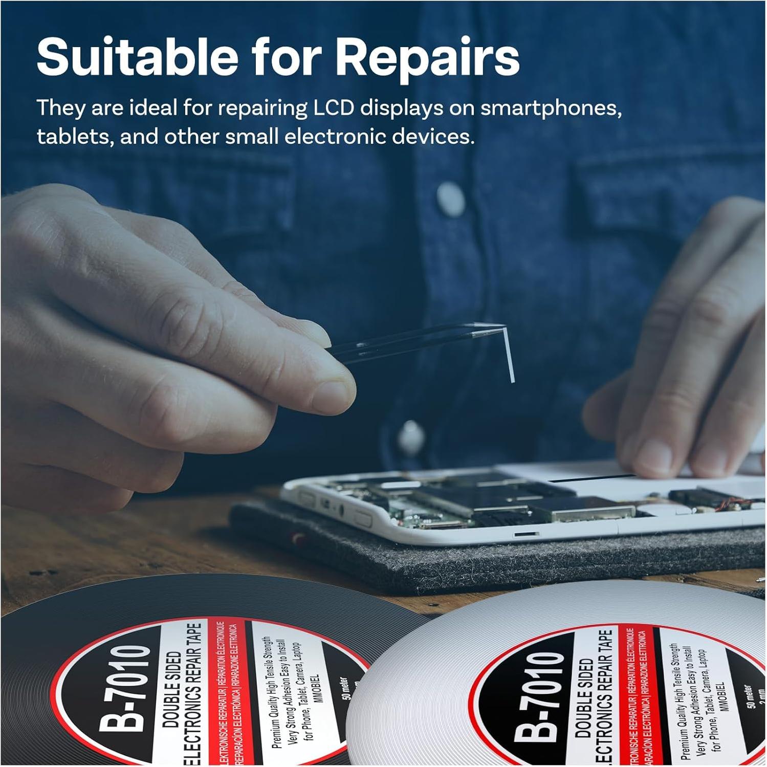 Cinta Adhesiva Doble Cara Ultra Fuerte MMOBIEL 2mm 100m