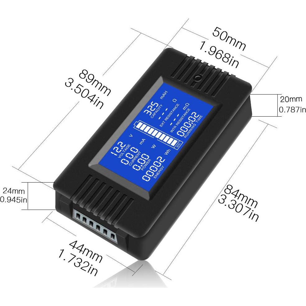 Medidor de Batería DC Multifuncional Wenzhou PZEM-013 0-200V 10A