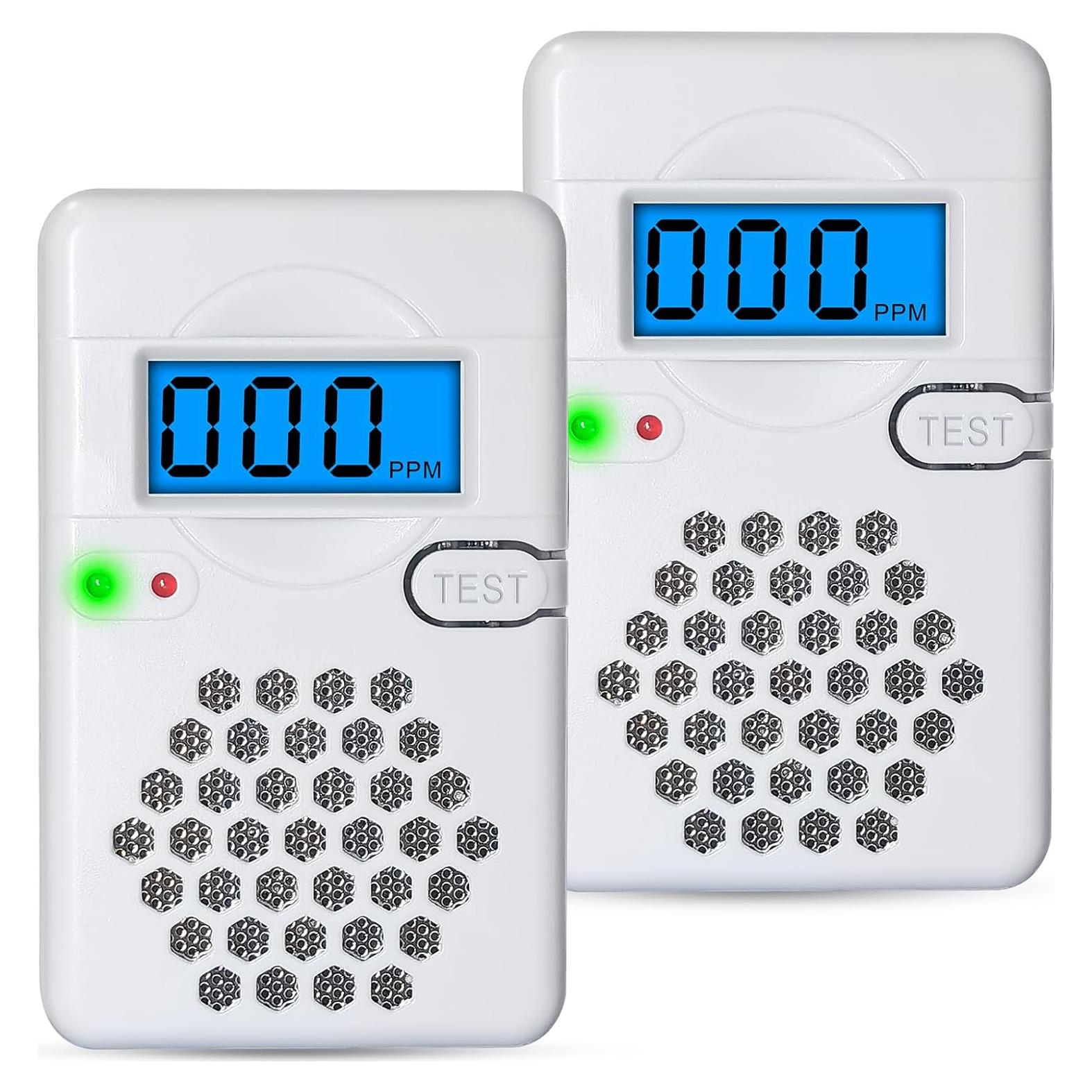 Detector de Monóxido de Carbono Mini 2 Paquetes CDR-817