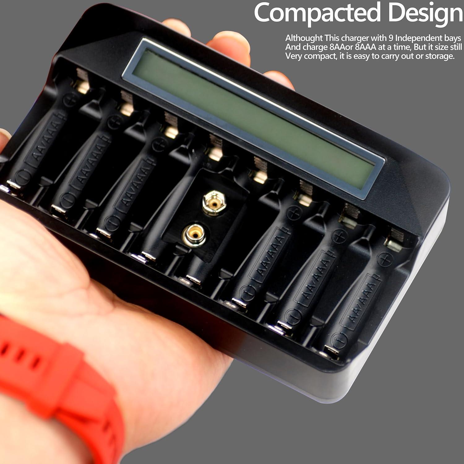 Cargador Rápido 9 Puertos USB Shenzhen Power Plus - Negro