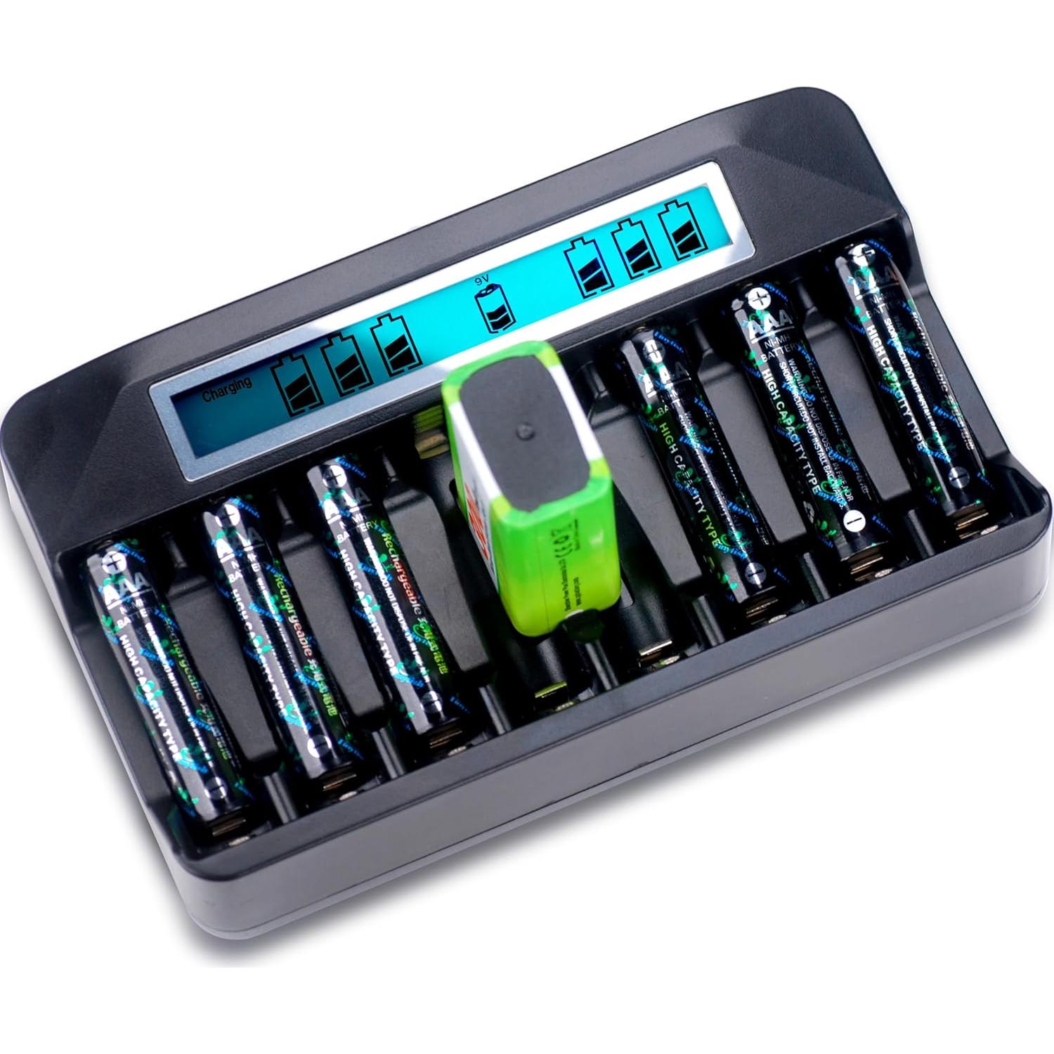 Cargador Rápido 9 Puertos USB Shenzhen Power Plus - Negro