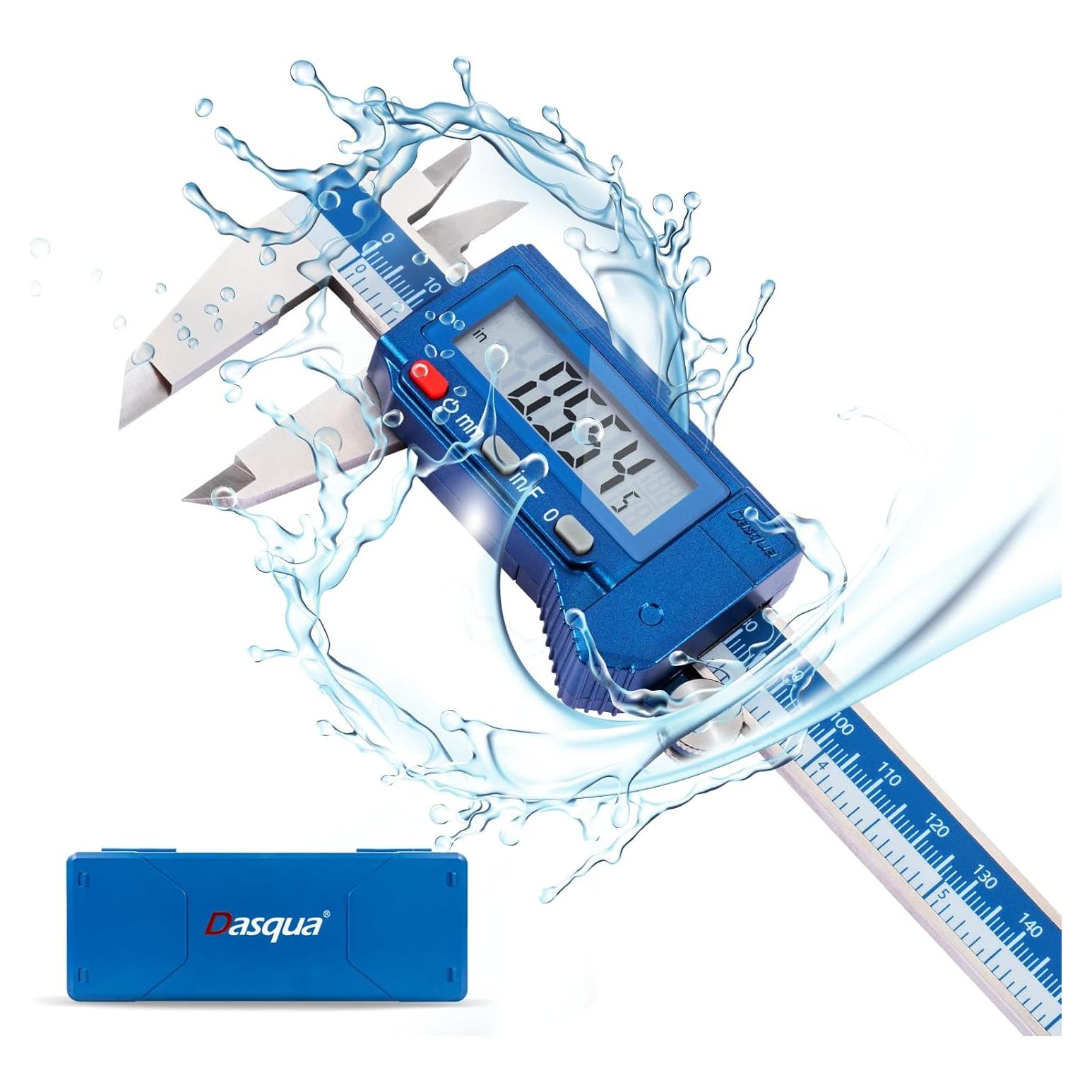 Calibrador Digital Dasqua 150 mm IP54 Acero Inoxidable LCD