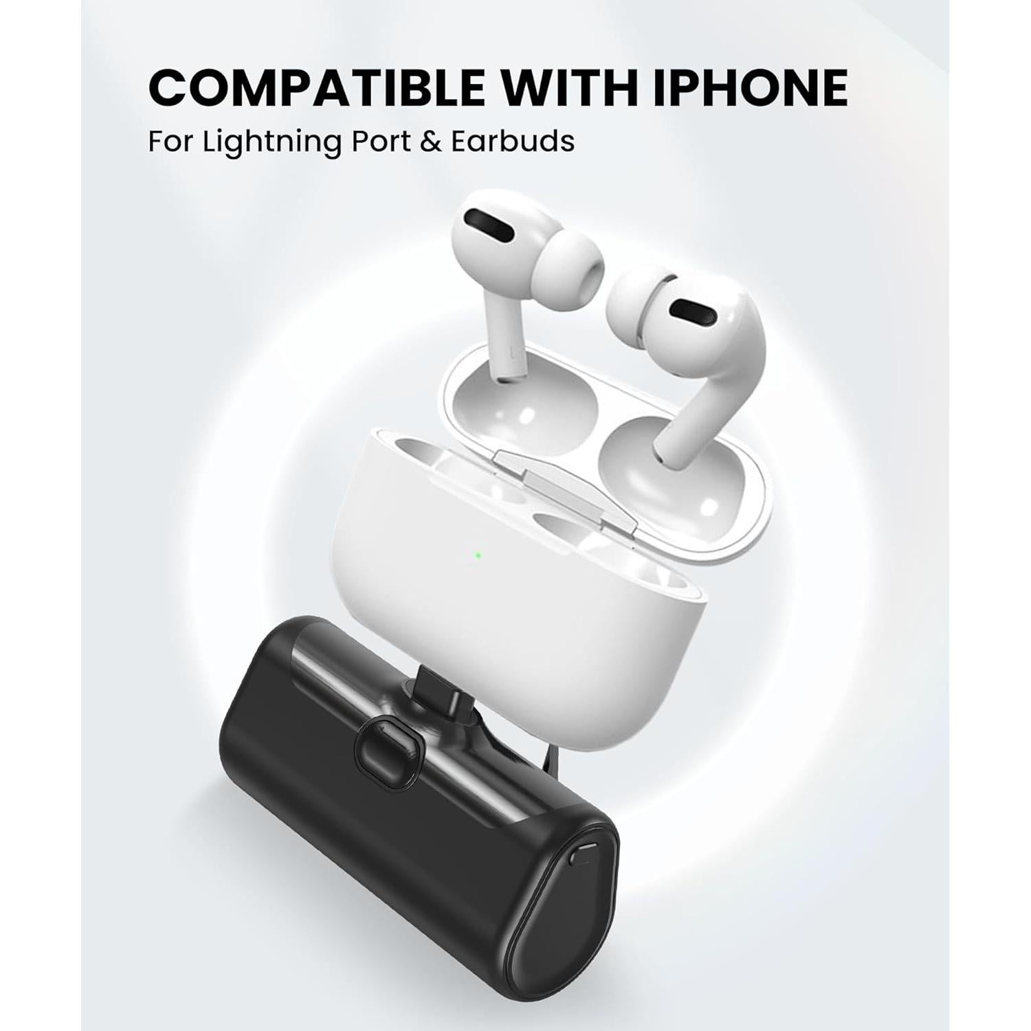 Cargador Portátil Mini 5000mAh SHENZHEN con Soporte y LCD