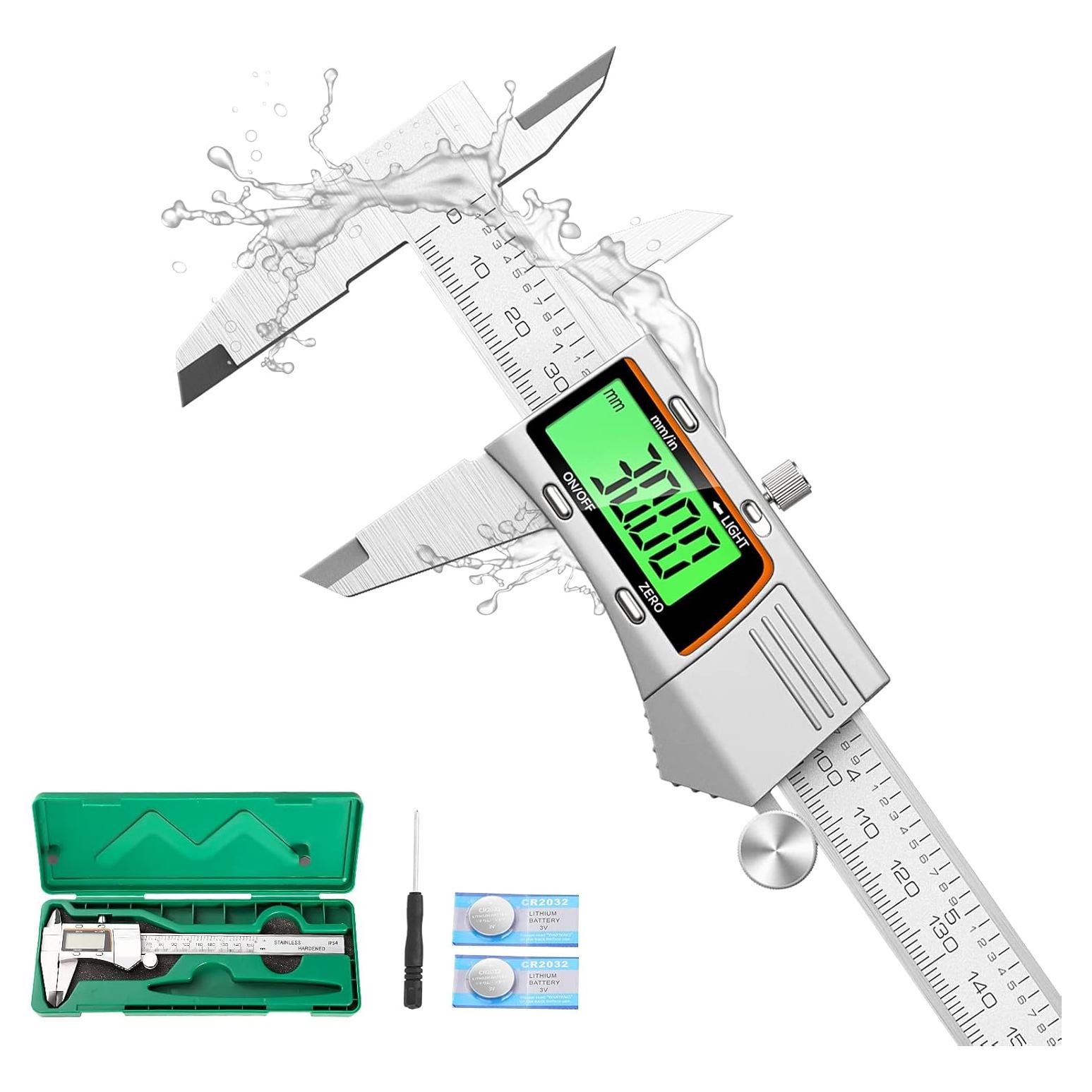 Calibrador Digital 300mm Raynesys Acero Inoxidable Pantalla LCD