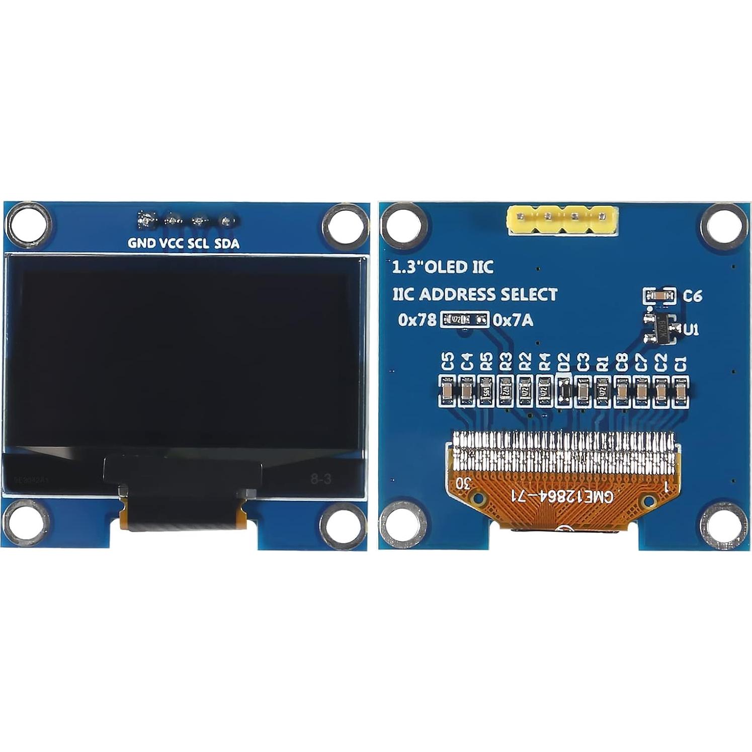 Módulo Pantalla OLED I2C 128x64 Alinan Azul 1.3"