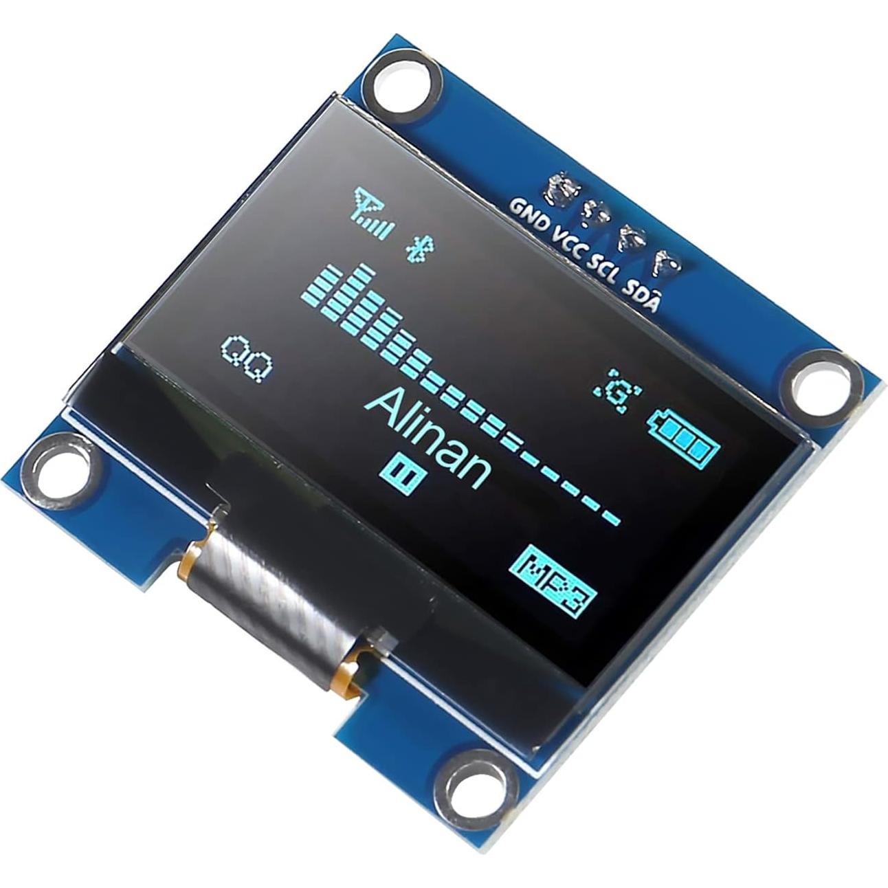 Módulo Pantalla OLED I2C 128x64 Alinan Azul 1.3"