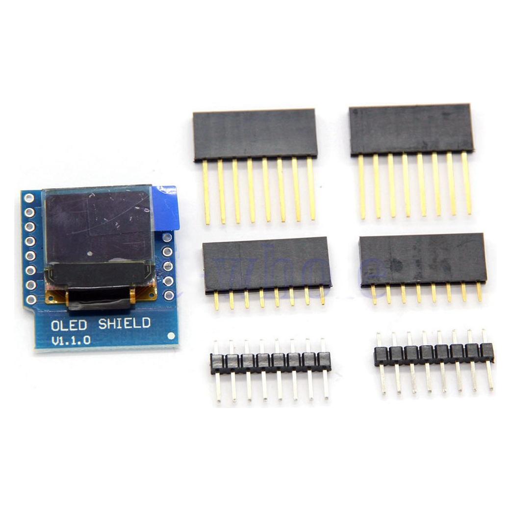 Mini OLED Shield HiLetgo 64x48 píxeles I2C 3.3V