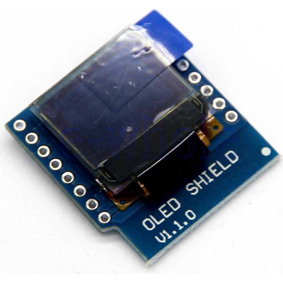 Mini OLED Shield HiLetgo 64x48 píxeles I2C 3.3V
