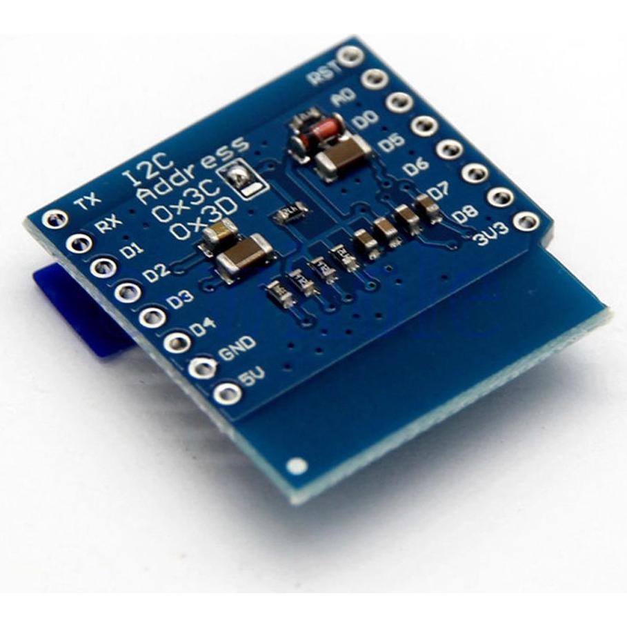 Mini OLED Shield HiLetgo 64x48 píxeles I2C 3.3V