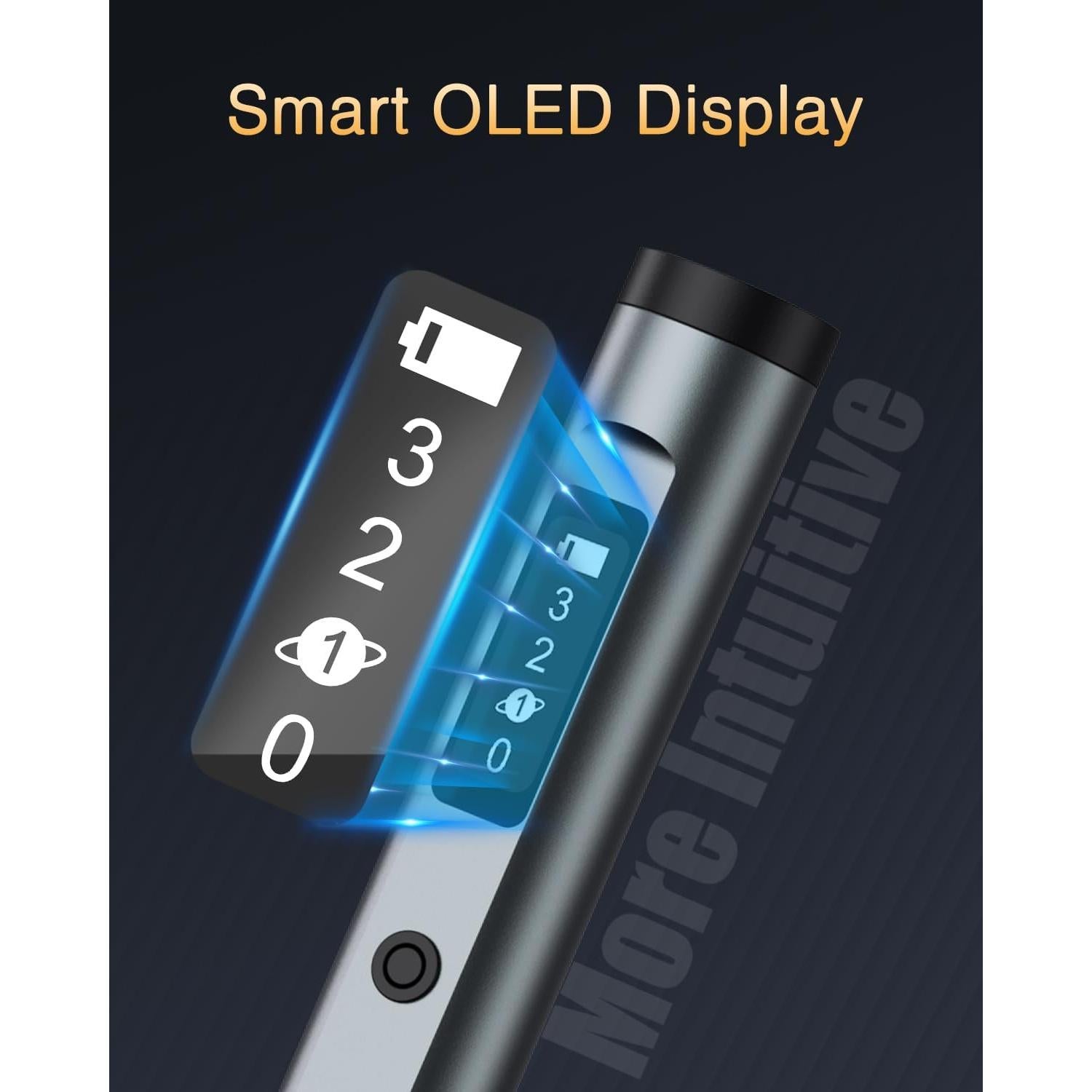 Juego de Destornilladores Eléctricos PENTASPI 62-en-1 con Pantalla OLED