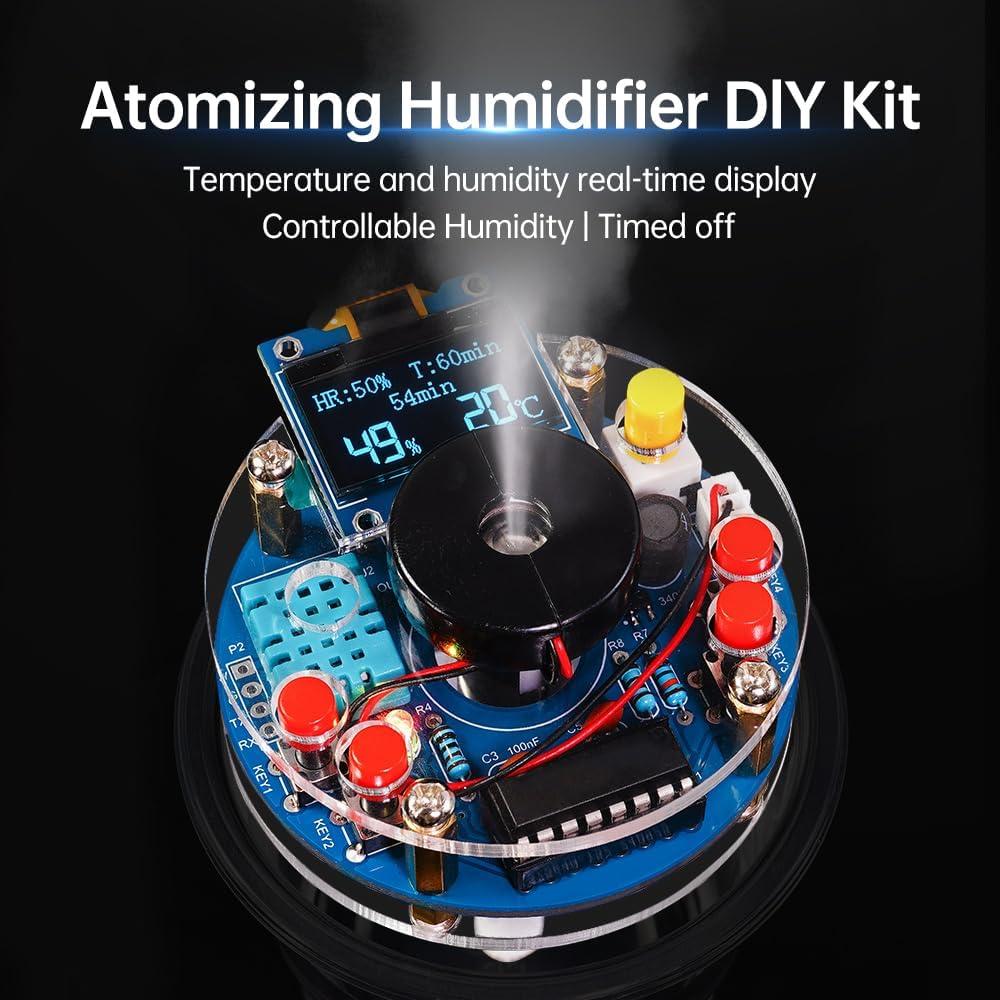 Kit de Soldadura Humidificador DIY TKXEC con Pantalla OLED