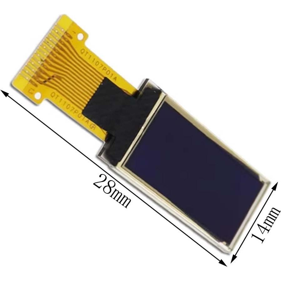 0.96 inch OLED display 64 x 128 LCD vertical screen IIC SPI interface driver SH1107