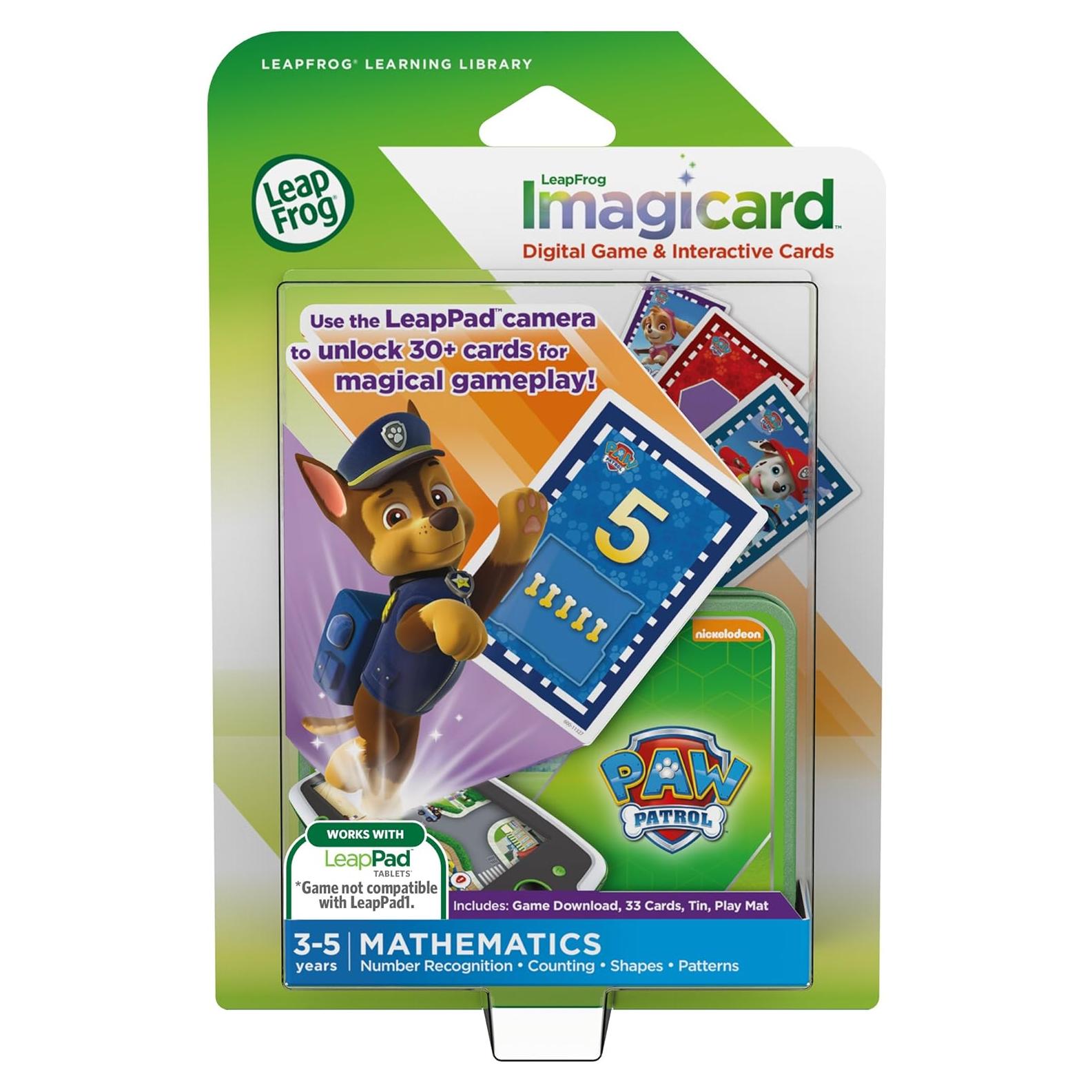 LeapFrog Imagicard PAW Patrol Juego de Aprendizaje 3-5 Años