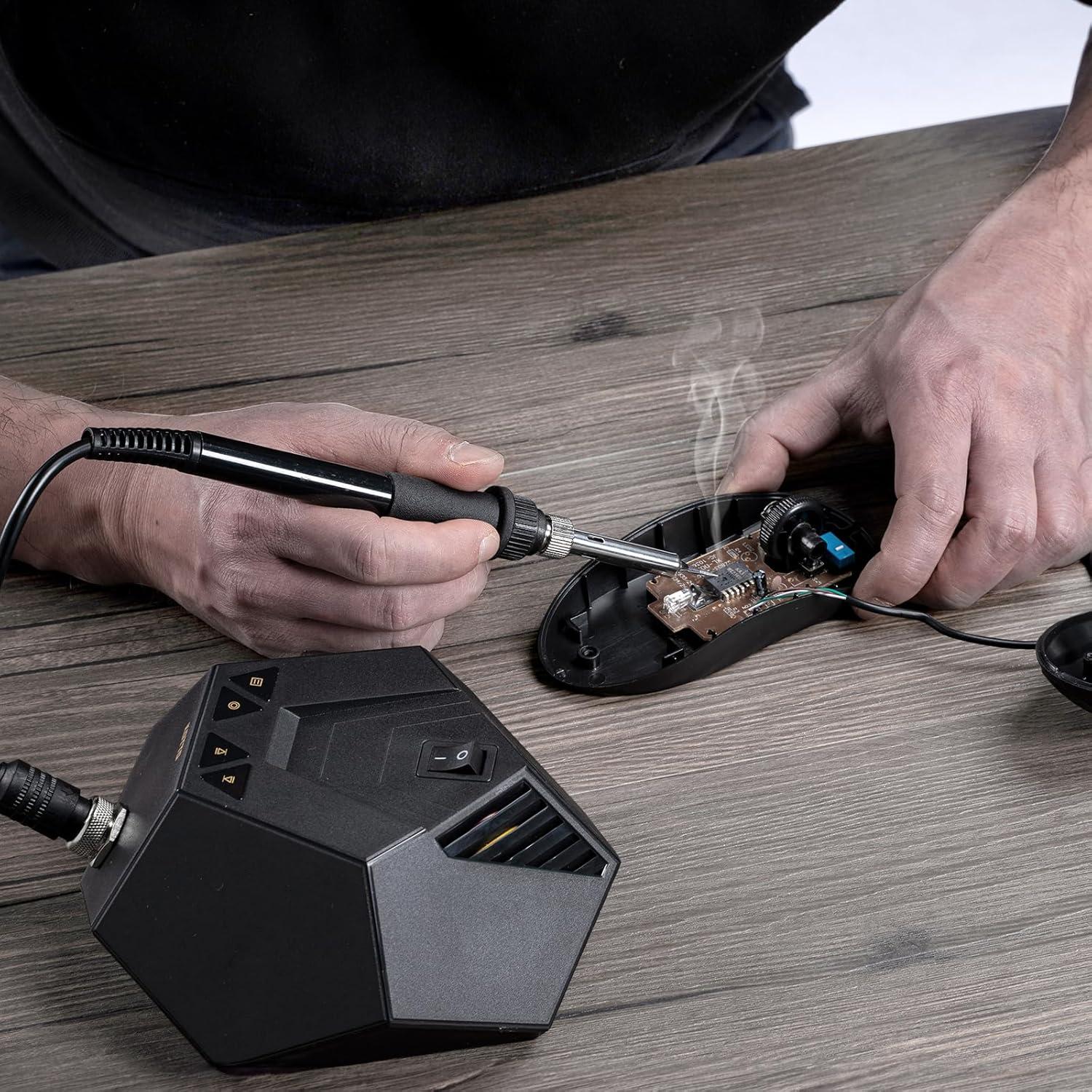 Estación de Soldadura KOTTO 60W con Pantalla OLED y Accesorios