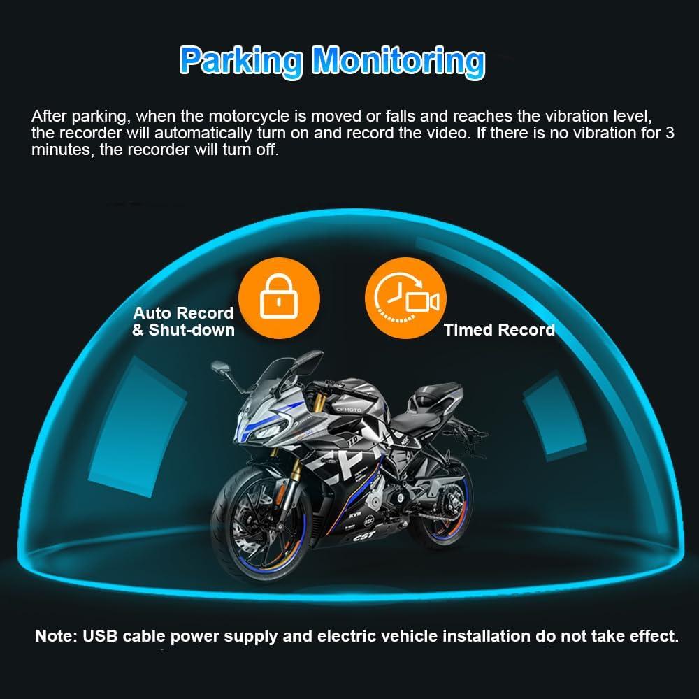 Cámara de Tablero WiFi VSYSTO 1080P con GPS y Sensores