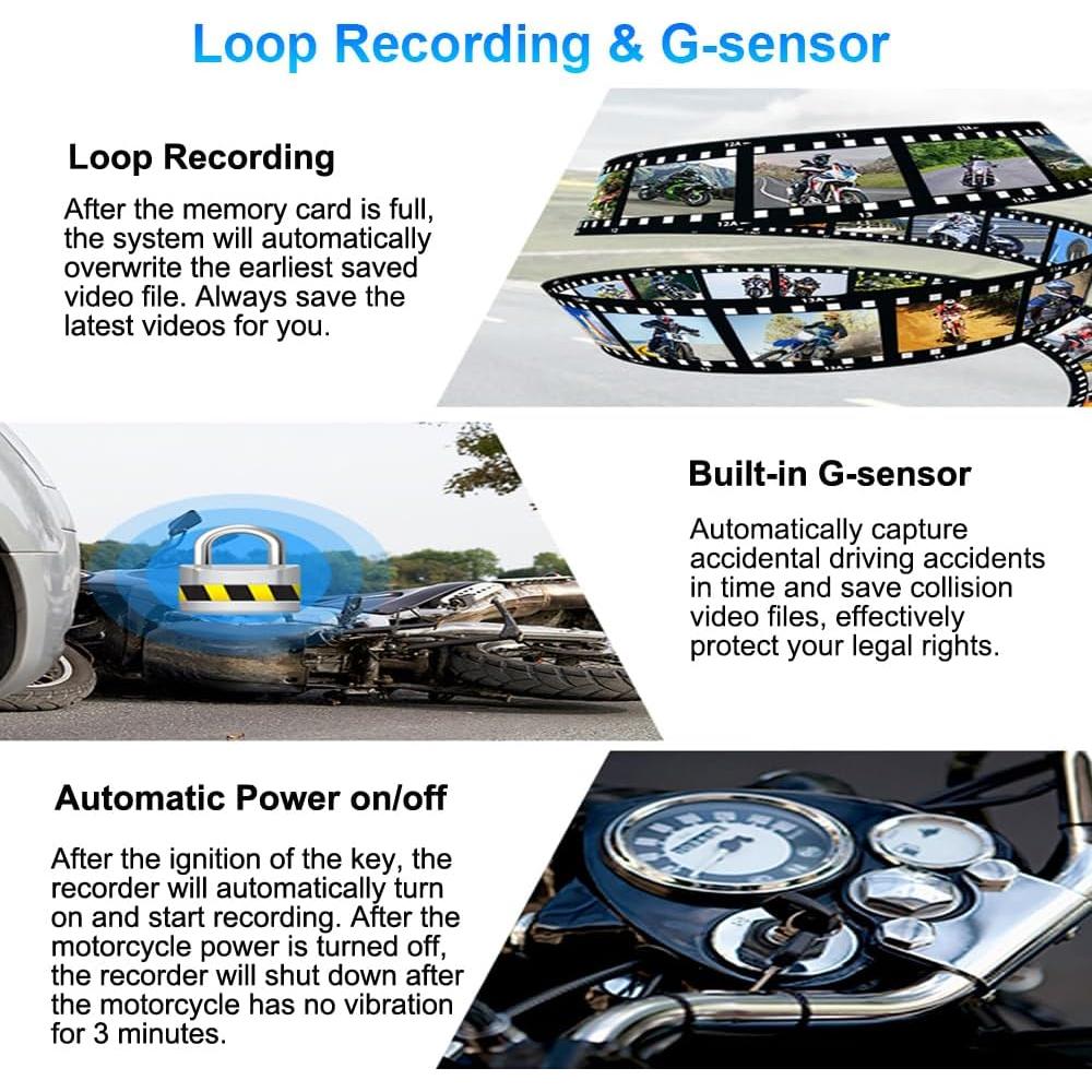 Cámara de Tablero WiFi VSYSTO 1080P con GPS y Sensores