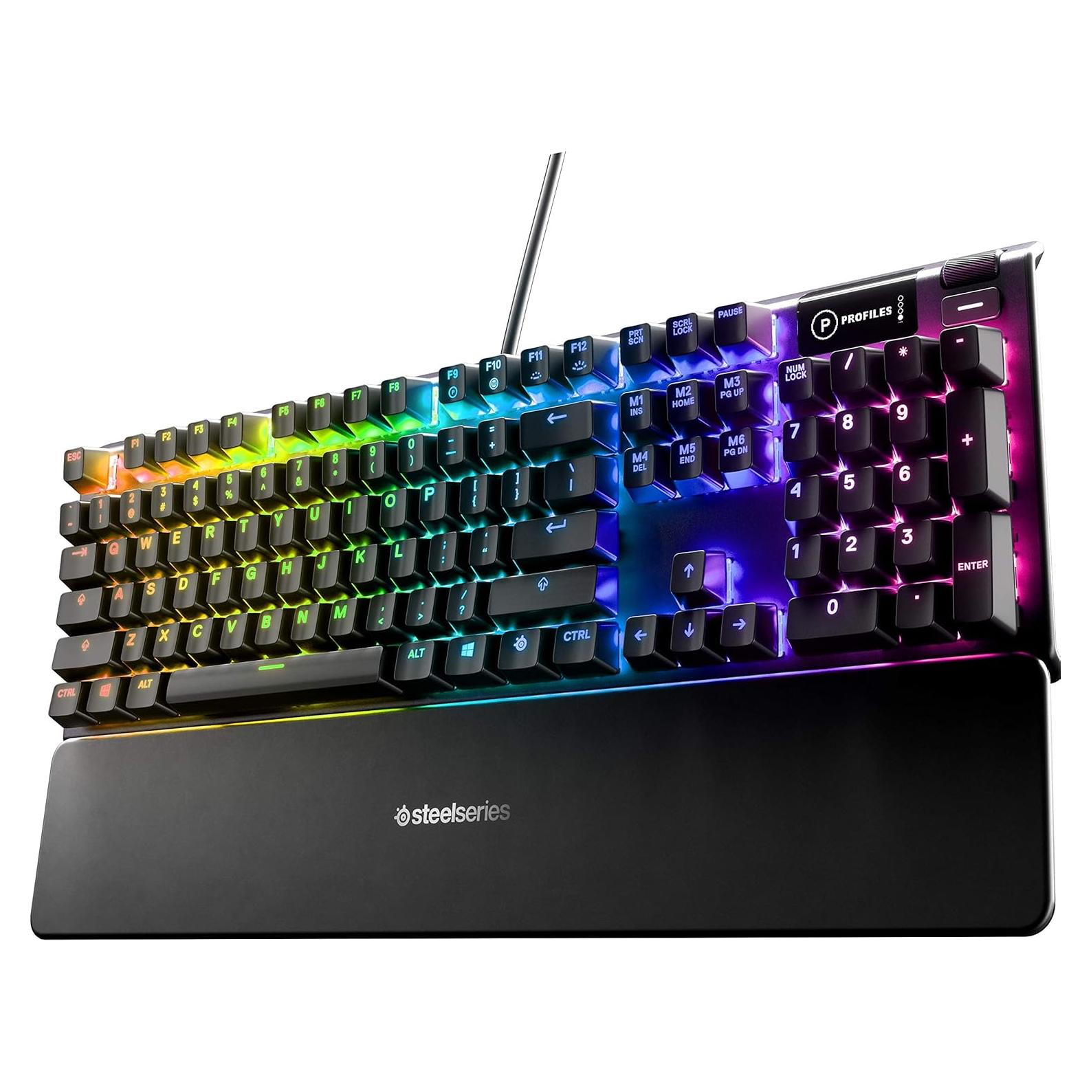 Teclado Mecánico Híbrido SteelSeries Apex 5 RGB USB