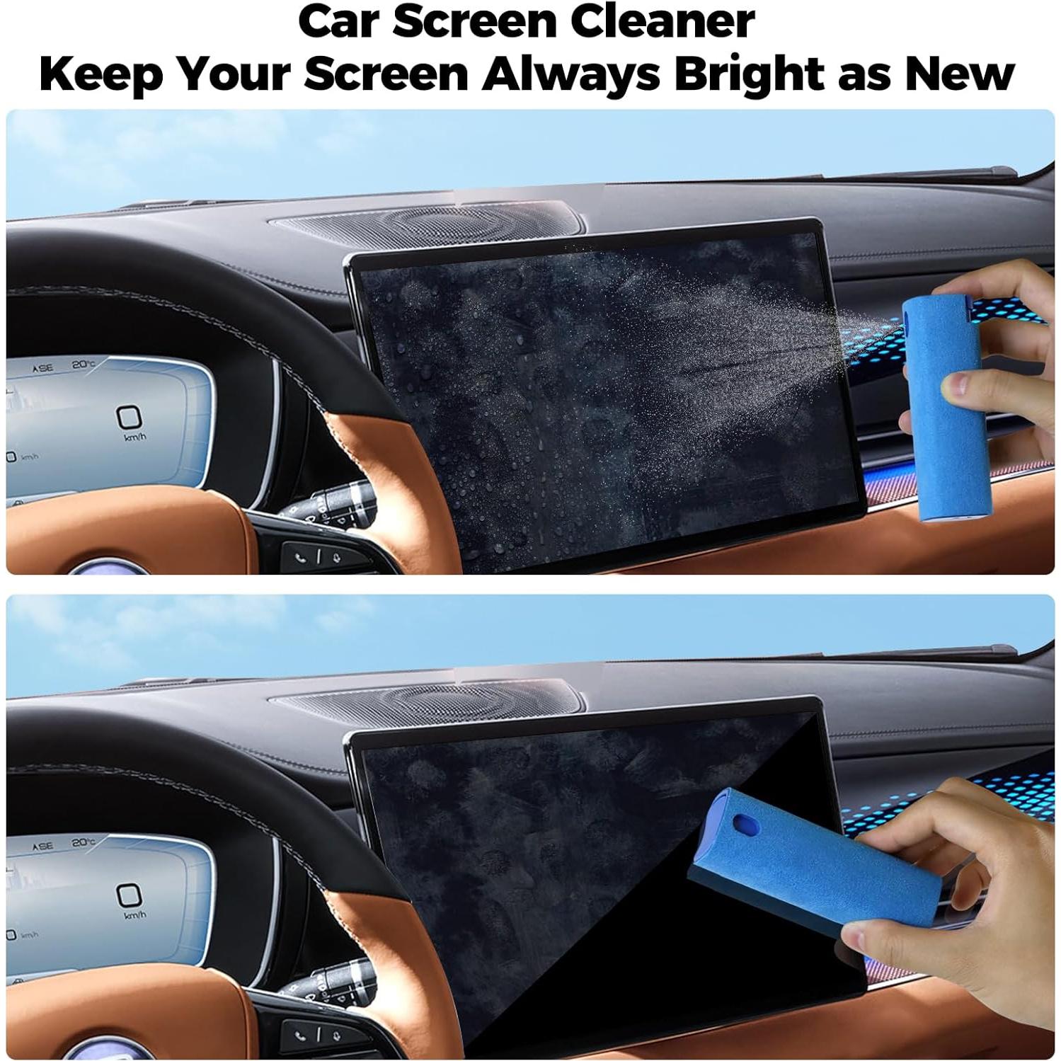 Spray Limpiador de Pantallas 20ml Jiateums con Paño y Cepillo