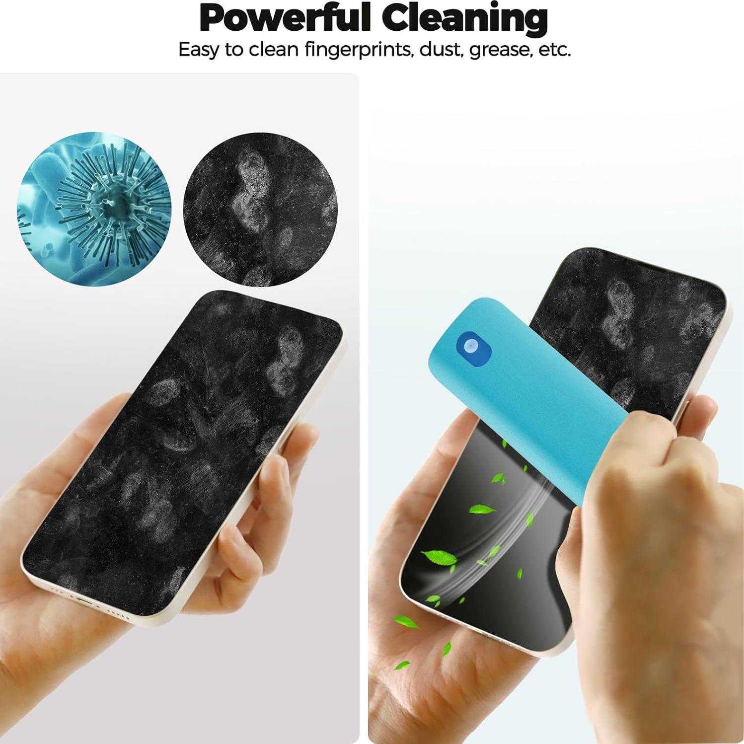 Spray Limpiador de Pantallas 20ml Jiateums con Paño y Cepillo