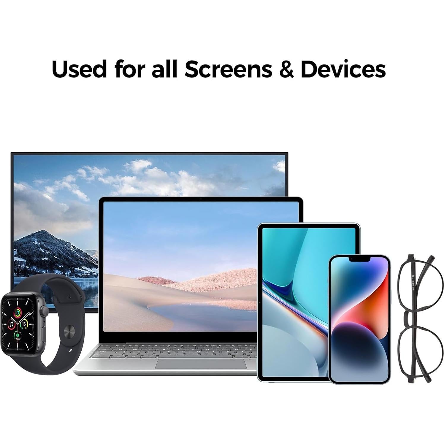 Spray Limpiador de Pantallas 20ml Jiateums con Paño y Cepillo