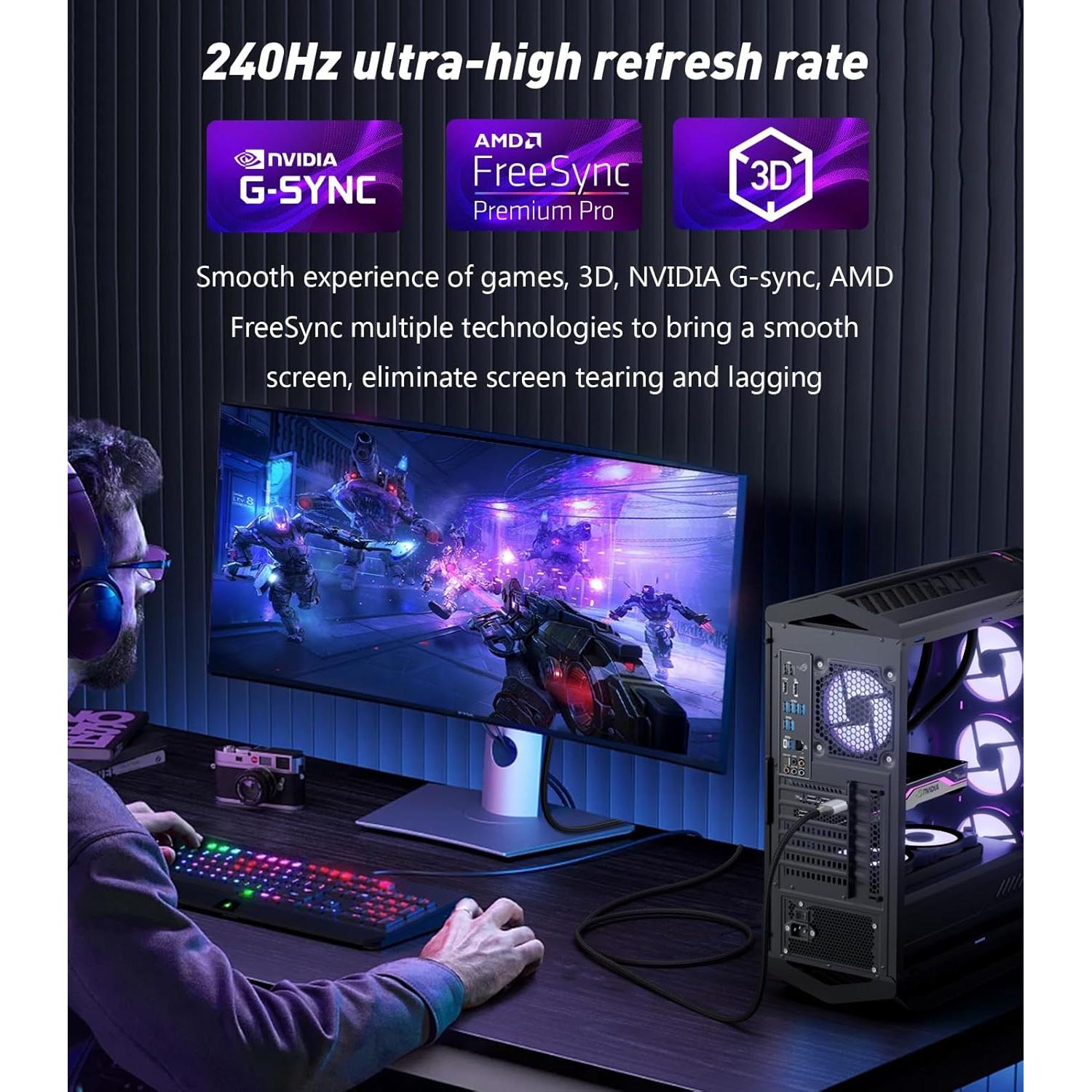 Cable DisplayPort 16K 1.83m SWITCHFLUX DP 2.1 48Gbps