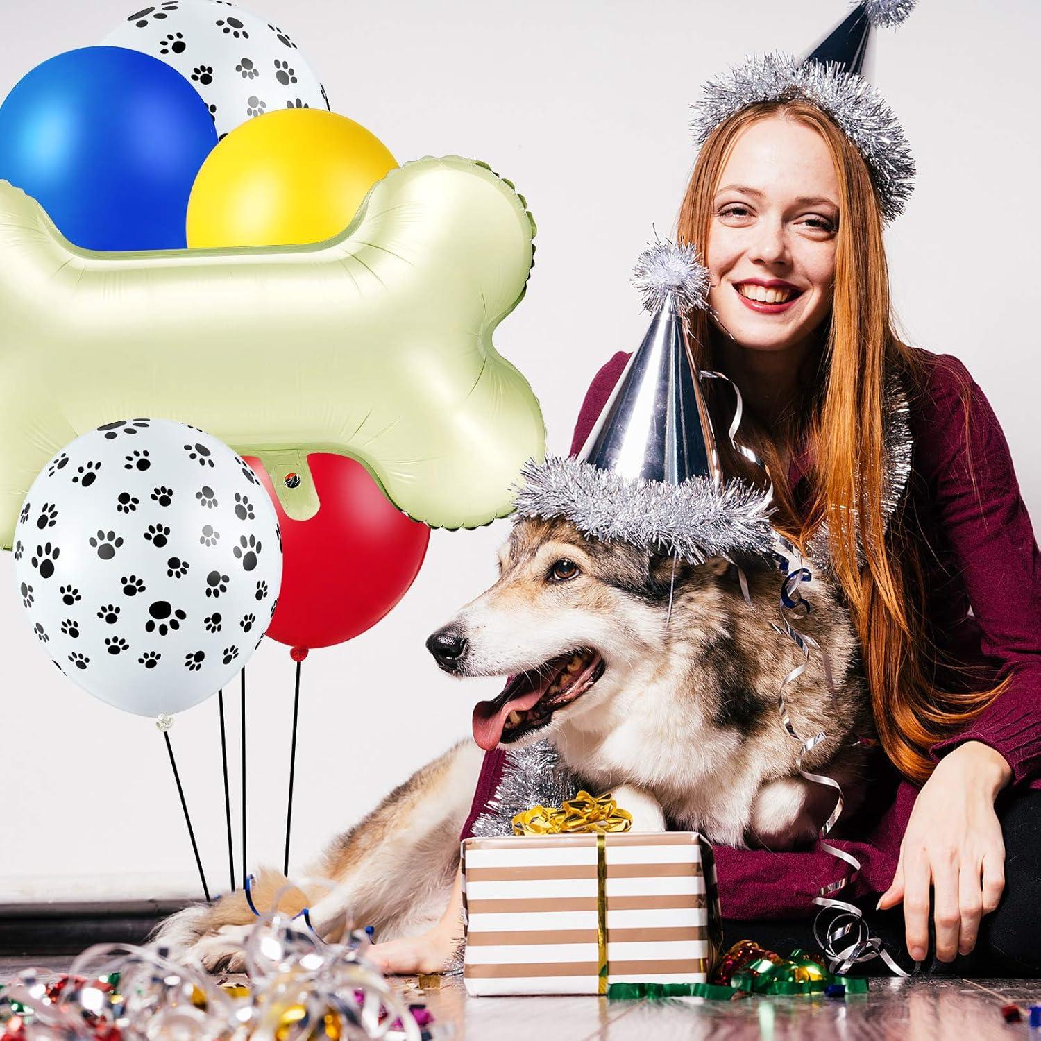 Kit de Globos de Fiesta de Perro Skylety 44 Piezas