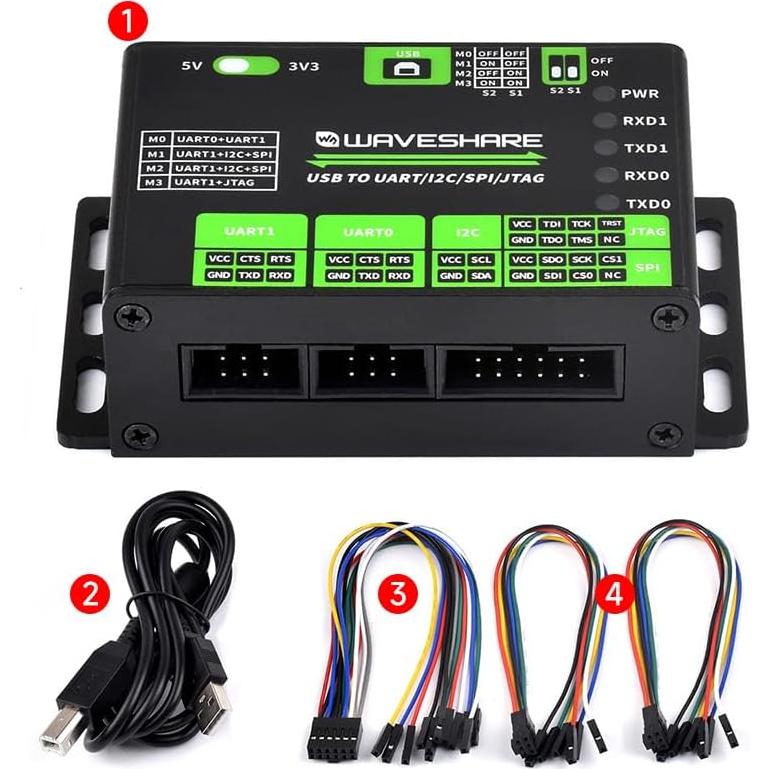 Convertidor USB a UART I2C SPI JTAG TUOPUONE 170g