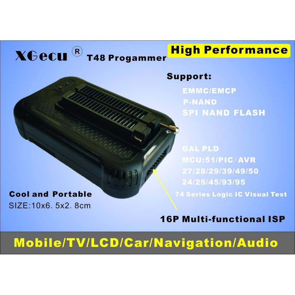 Programador TL866-3G XGecu T48 para EPROM y NAND Flash