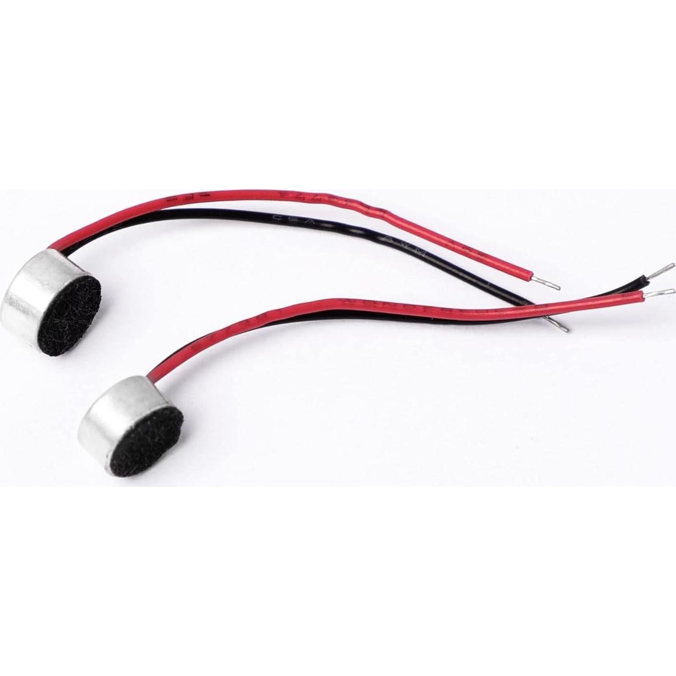 Micrófono de Condensador Electret uxcell 10 Pcs 6x3.5mm 3.5mm Jack