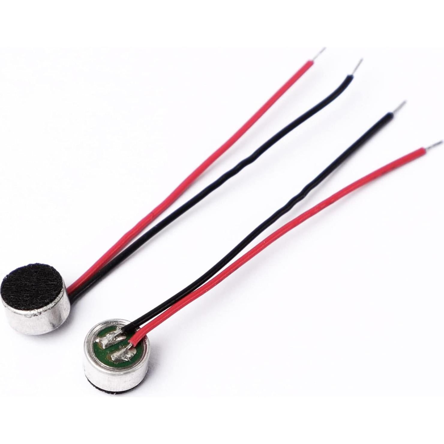 Micrófono de Condensador Electret uxcell 10 Pcs 6x3.5mm 3.5mm Jack