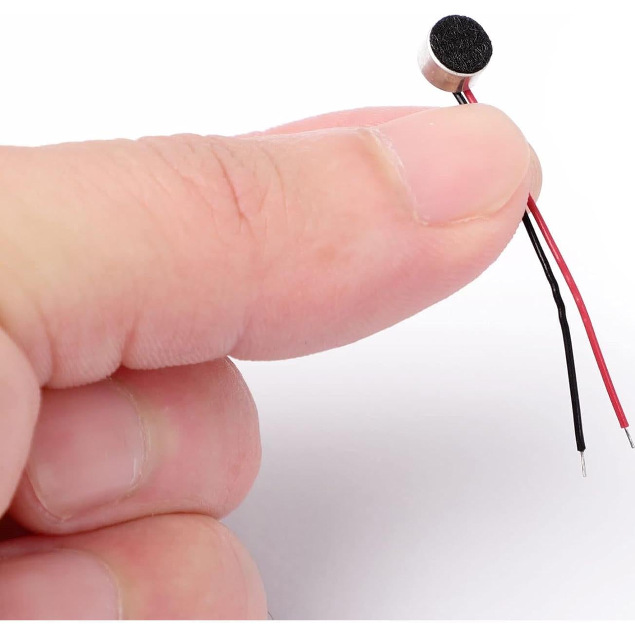 Micrófono de Condensador Electret uxcell 10 Pcs 6x3.5mm 3.5mm Jack