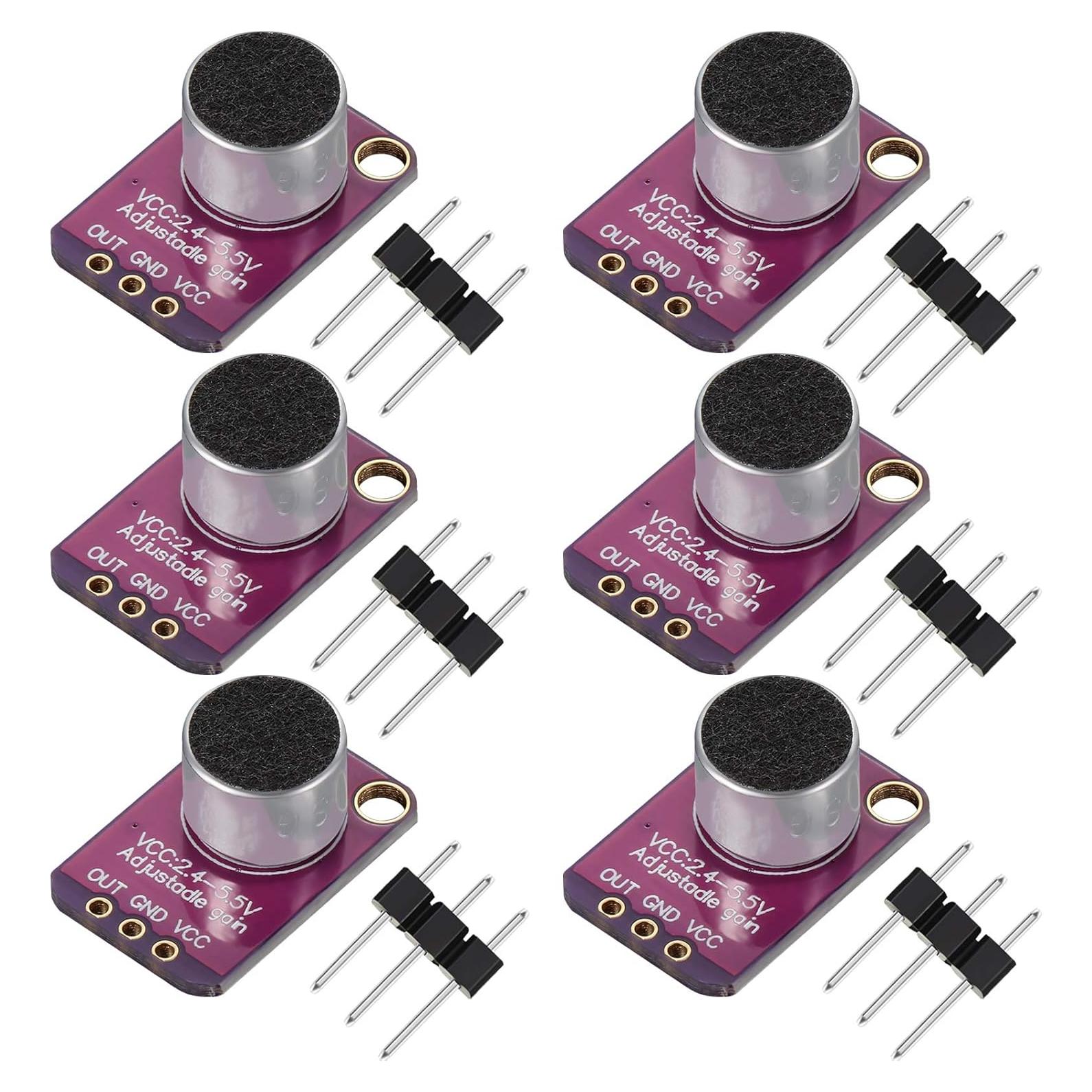 Módulo Amplificador de Micrófono Electret MAX4466 Weewooday