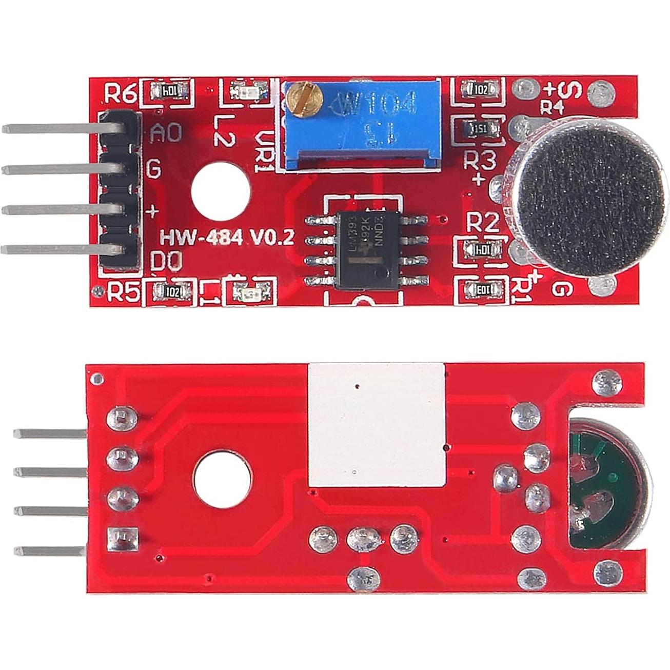 Kit 8 Módulos Detección Sonido Micrófono KY-037 Alta Sensibilidad