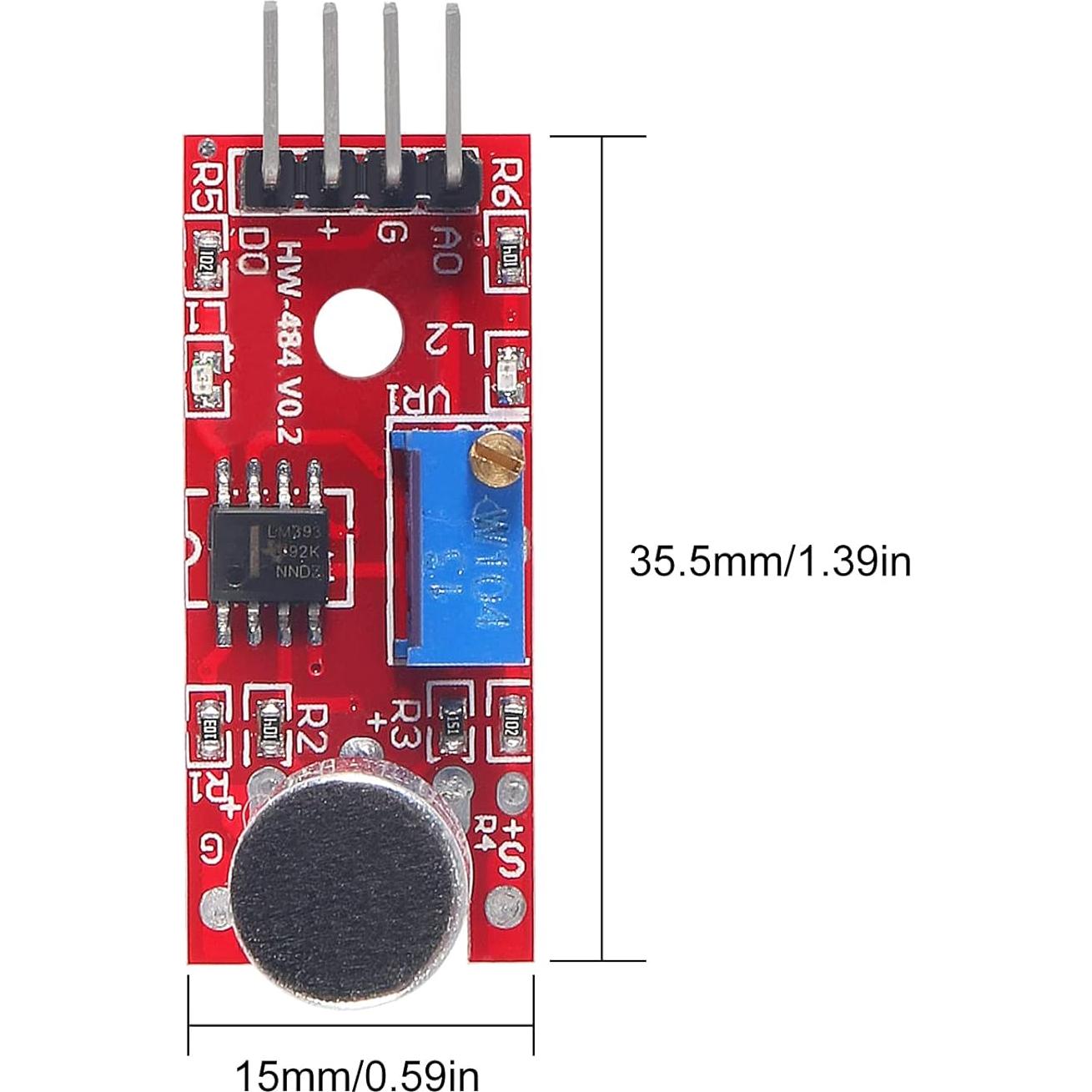 Kit 8 Módulos Detección Sonido Micrófono KY-037 Alta Sensibilidad